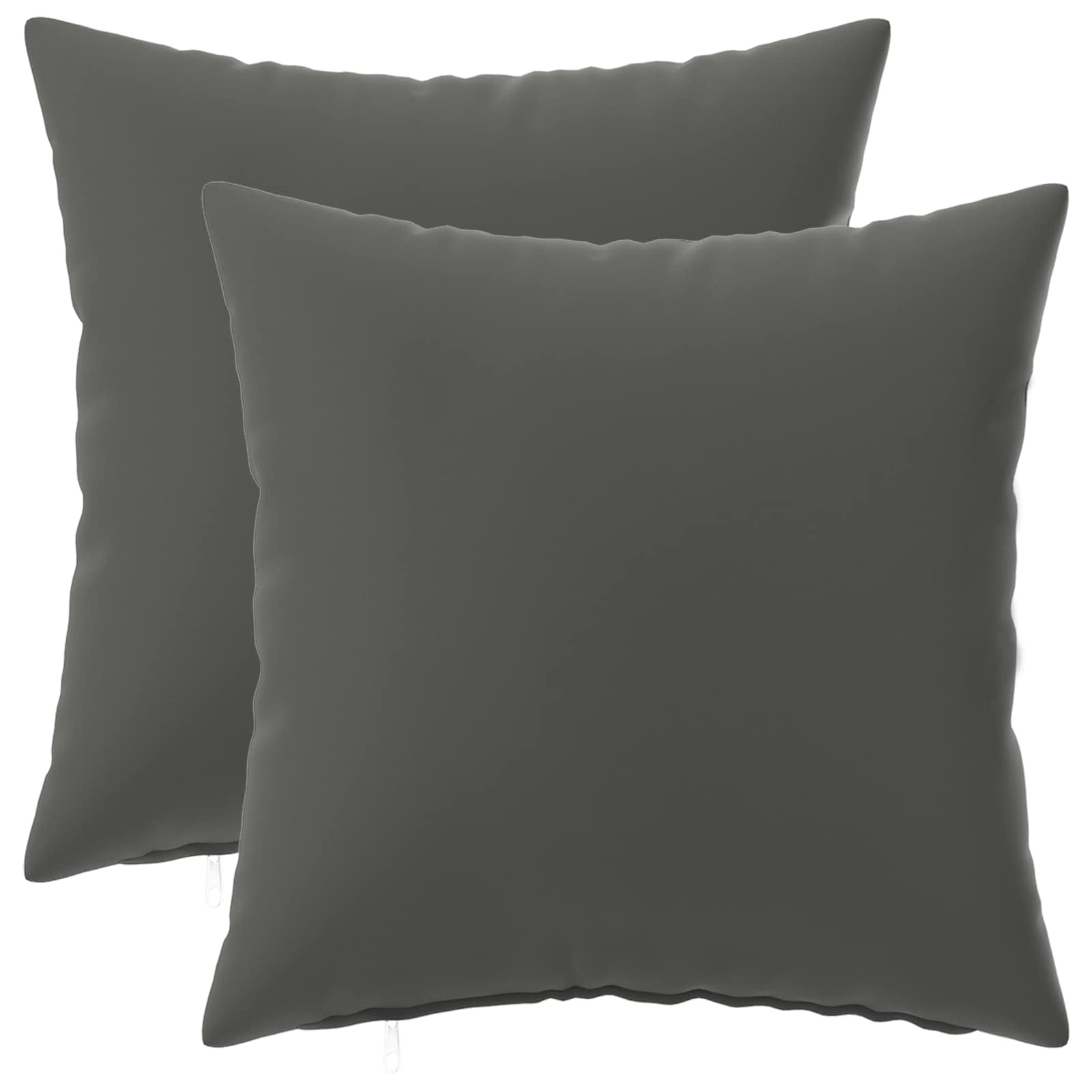 Kissenbezug 2 pcs HEERLEN Anthrazit 30 x 30 cm Polyester