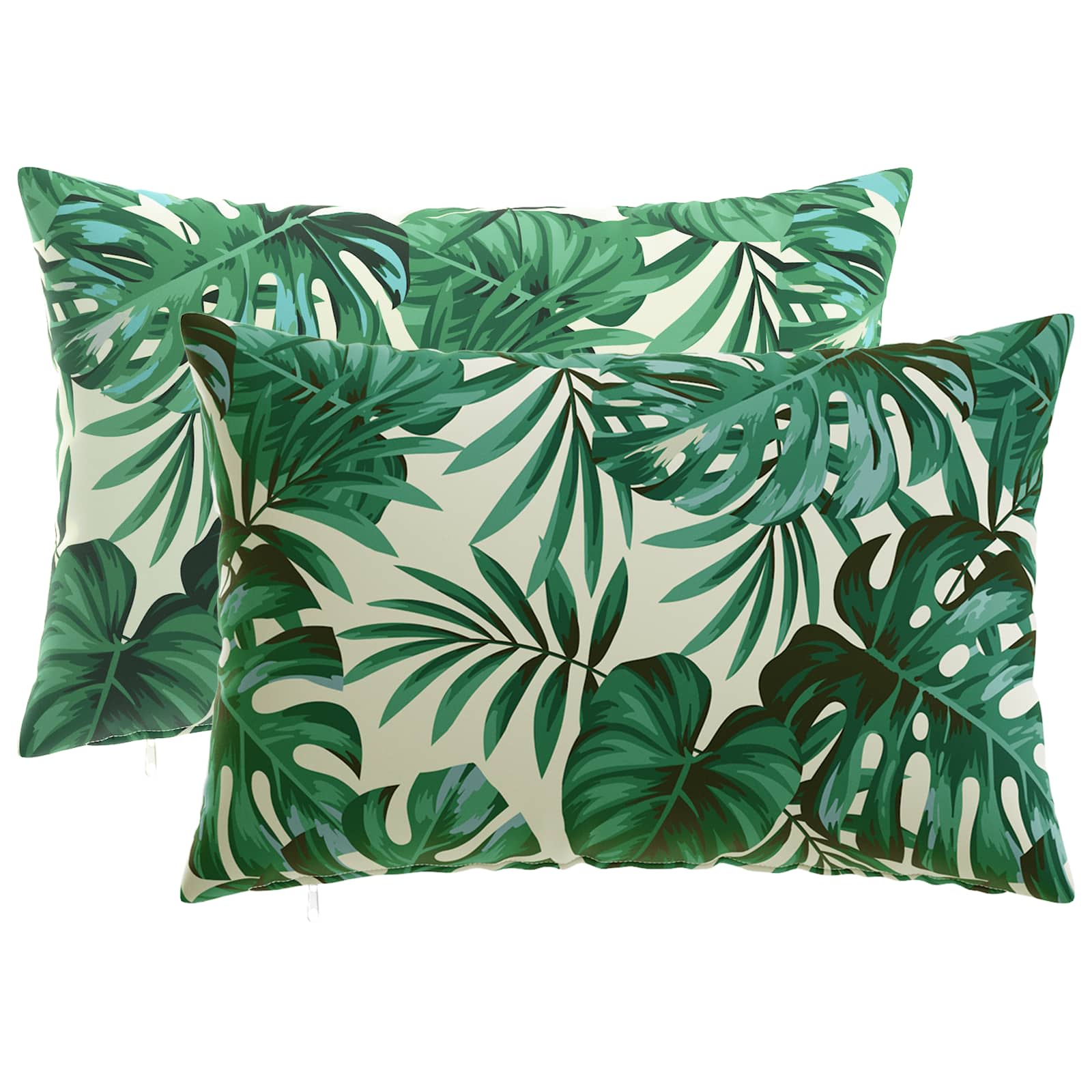 Kissenbezug 2 pcs HEERLEN Blattmuster 30 x 50 cm Polyester