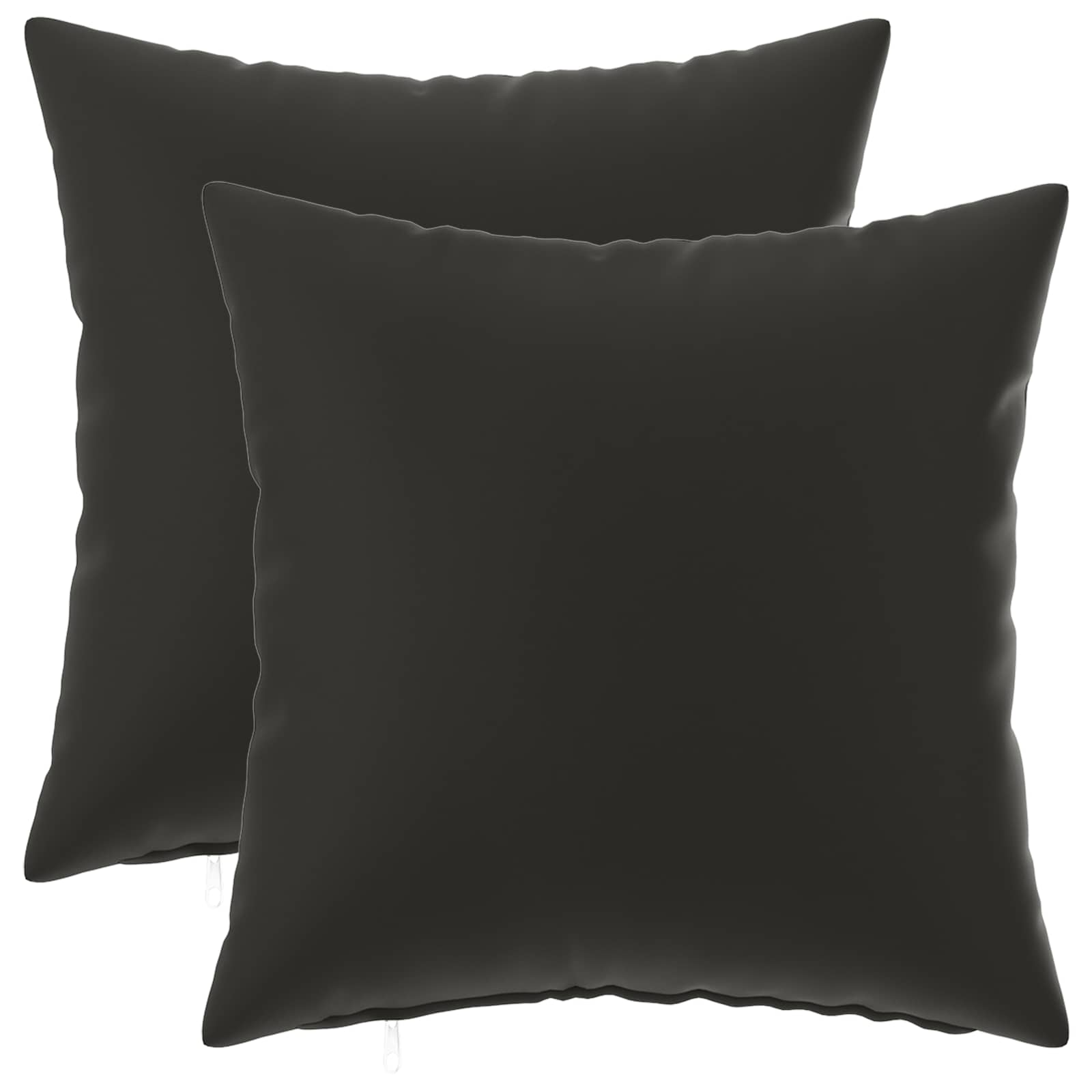 Kissenbezug 2 pcs HEERLEN Schwarz 35 x 35 cm Polyester