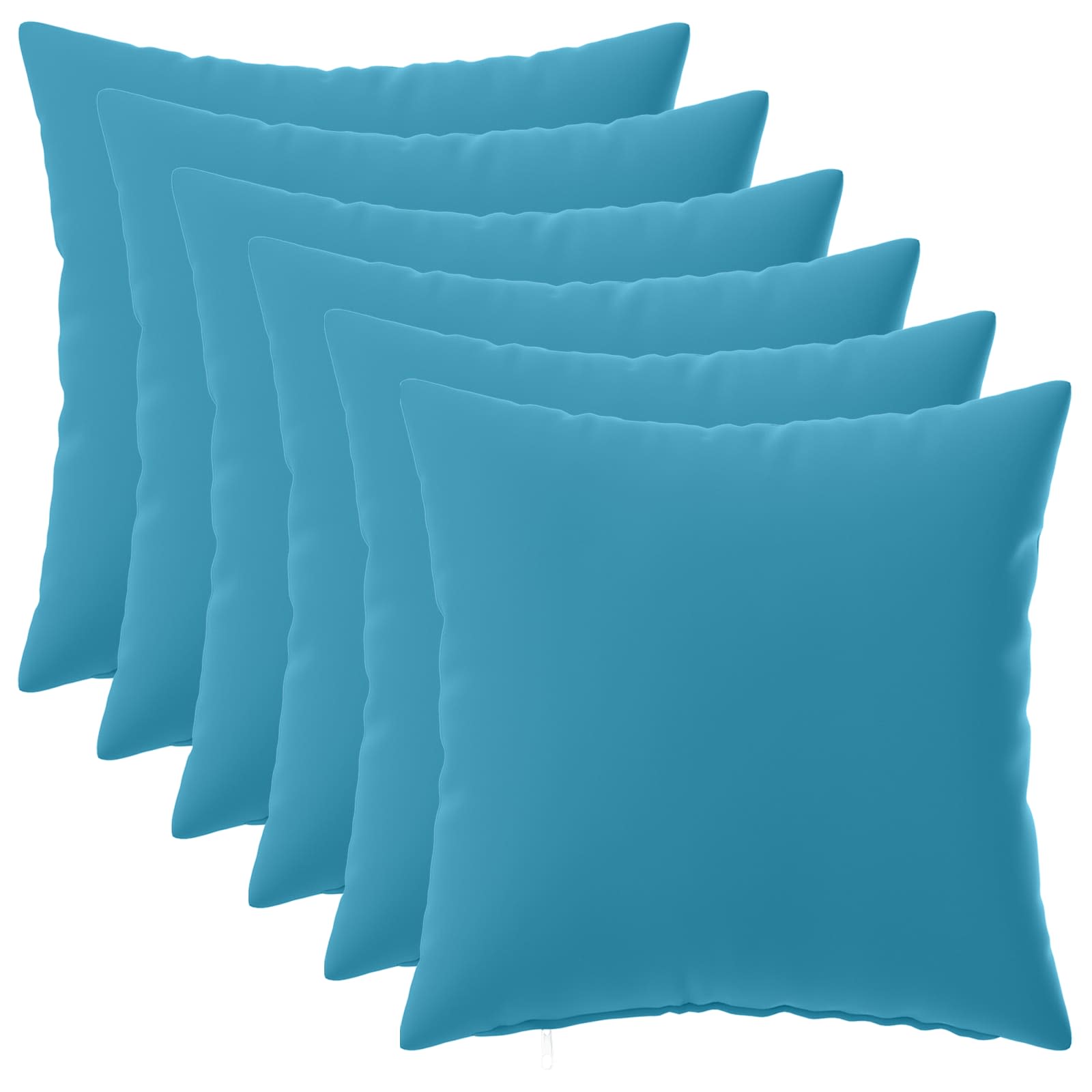 Kissenbezug 6 pcs HEERLEN Himmelblau 35 x 35 cm Polyester