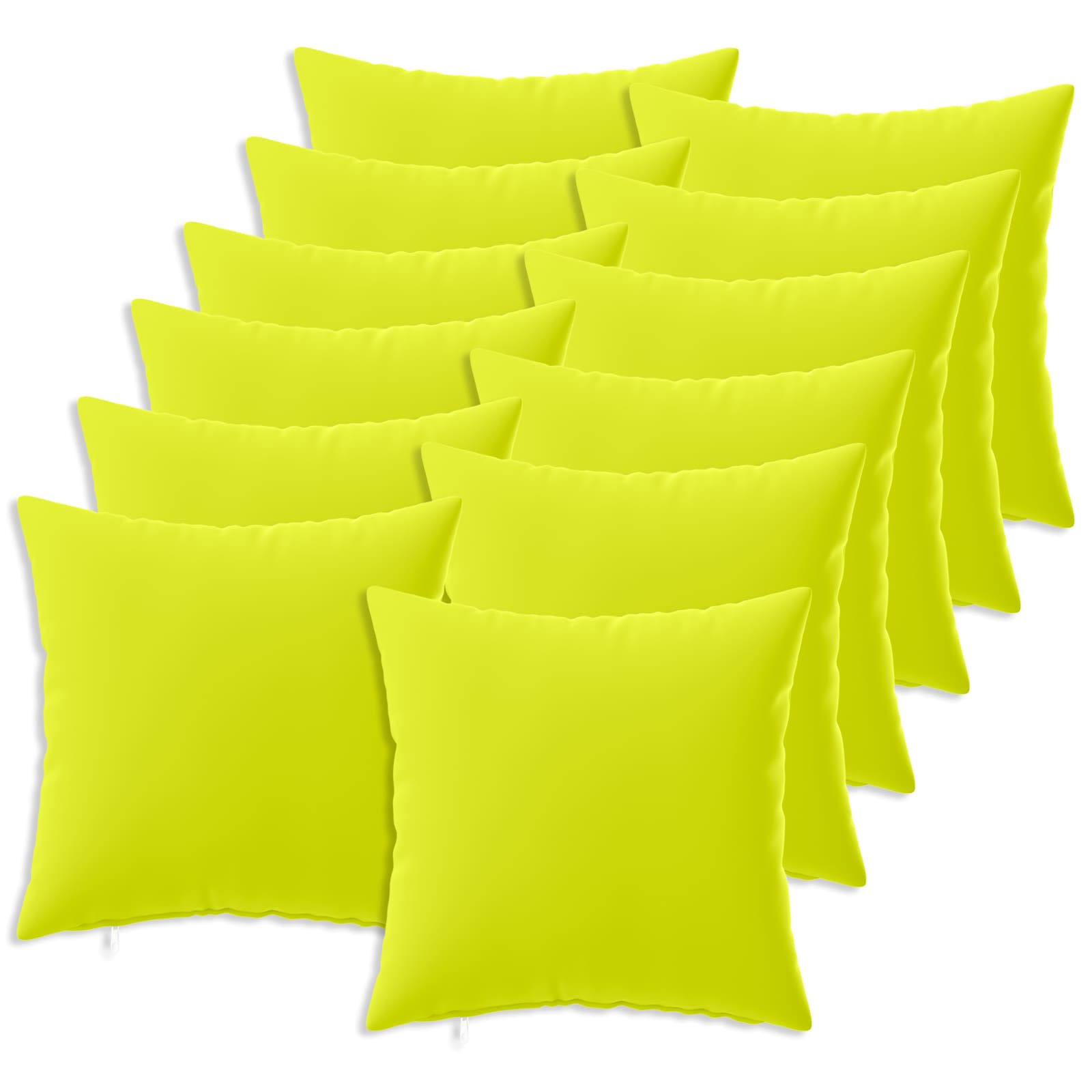 Kissenbezug 12 pcs HEERLEN Hellgrün 40 x 40 cm Polyester