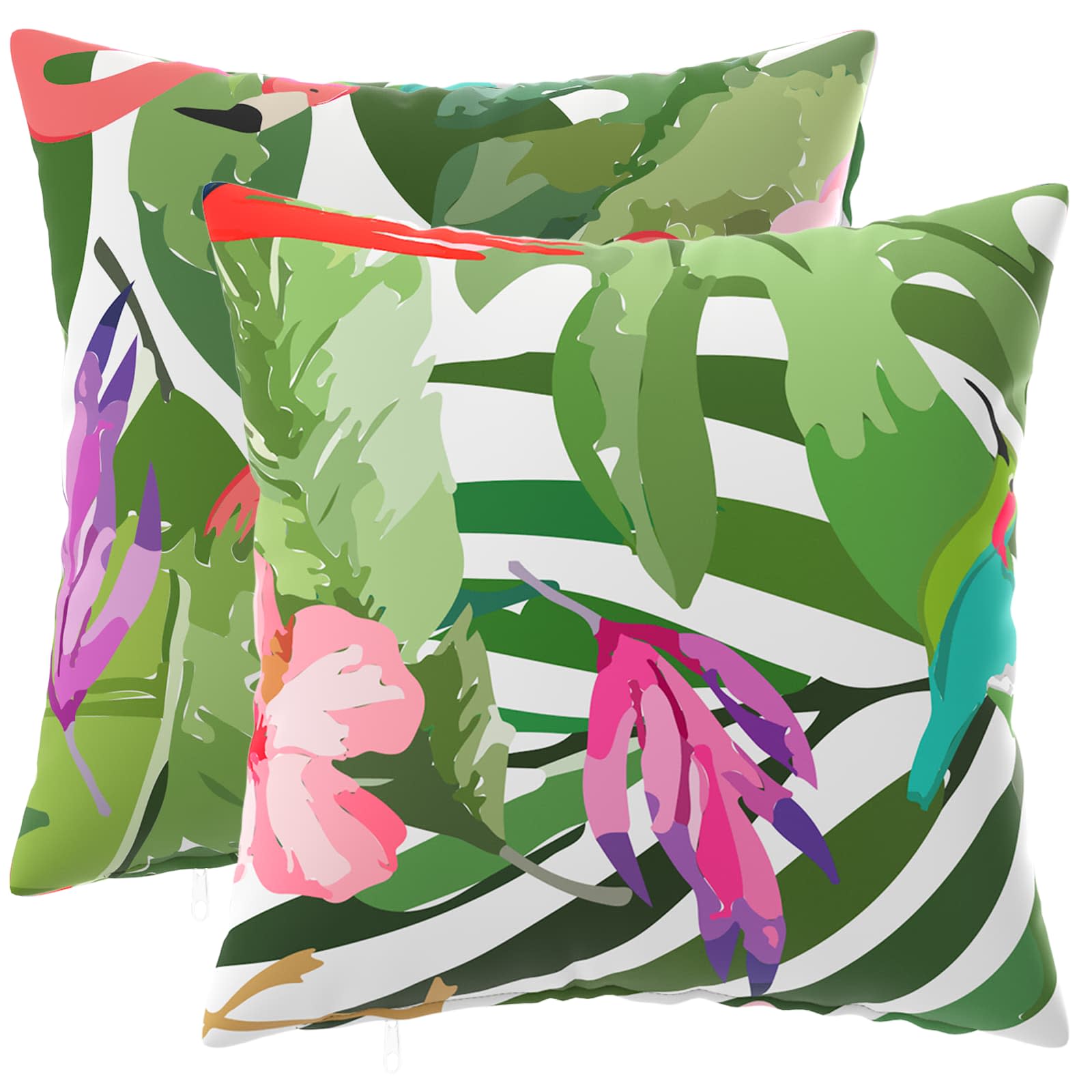 Kissenbezug 2 pcs HEERLEN Mehrfarbig 40 x 40 cm Polyester