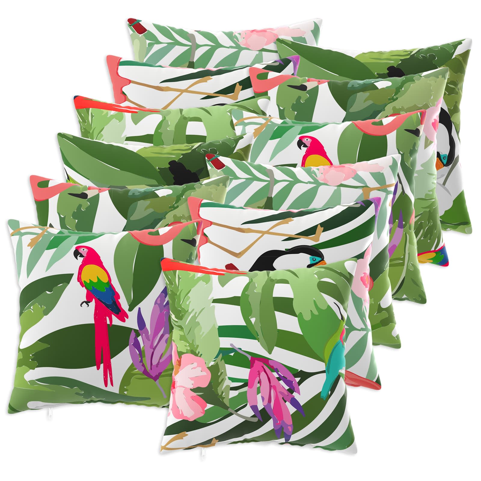 Kissenbezug 12 pcs HEERLEN Mehrfarbig 40 x 40 cm Polyester