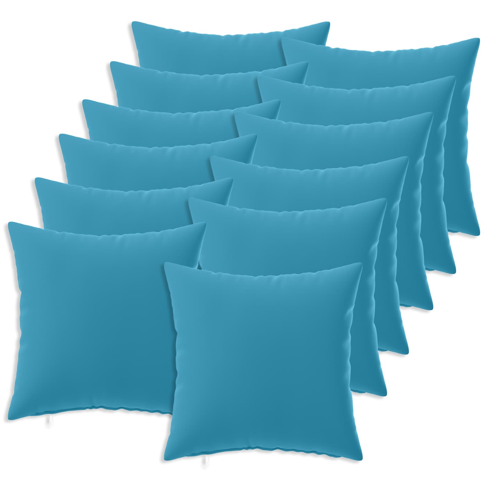 Kissenbezug 12 pcs HEERLEN Himmelblau 40 x 40 cm Polyester