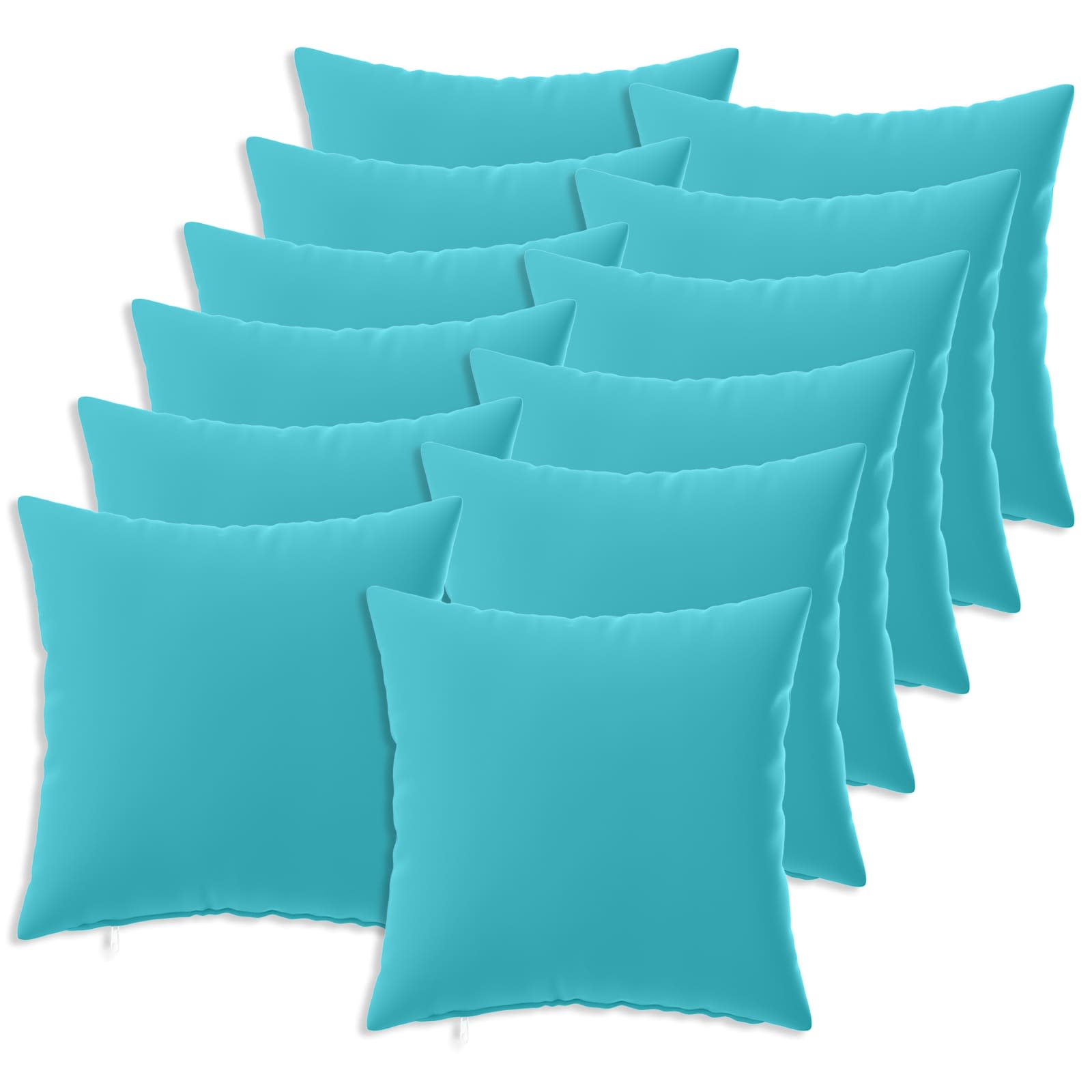 Kissenbezug 12 pcs HEERLEN Türkis 40 x 40 cm Polyester