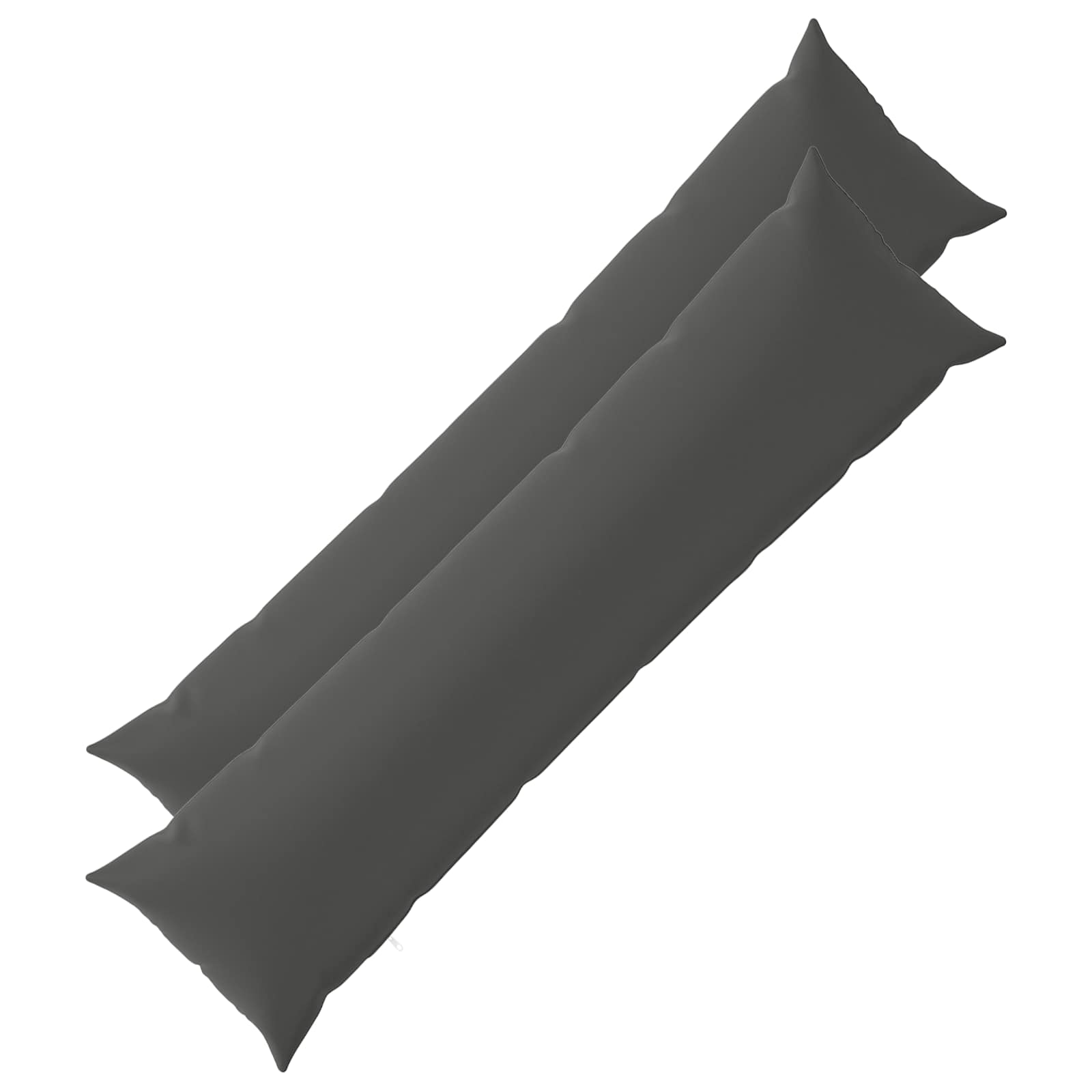 Kissenbezug 2 pcs HEERLEN Anthrazit 40 x 145 cm Polyester