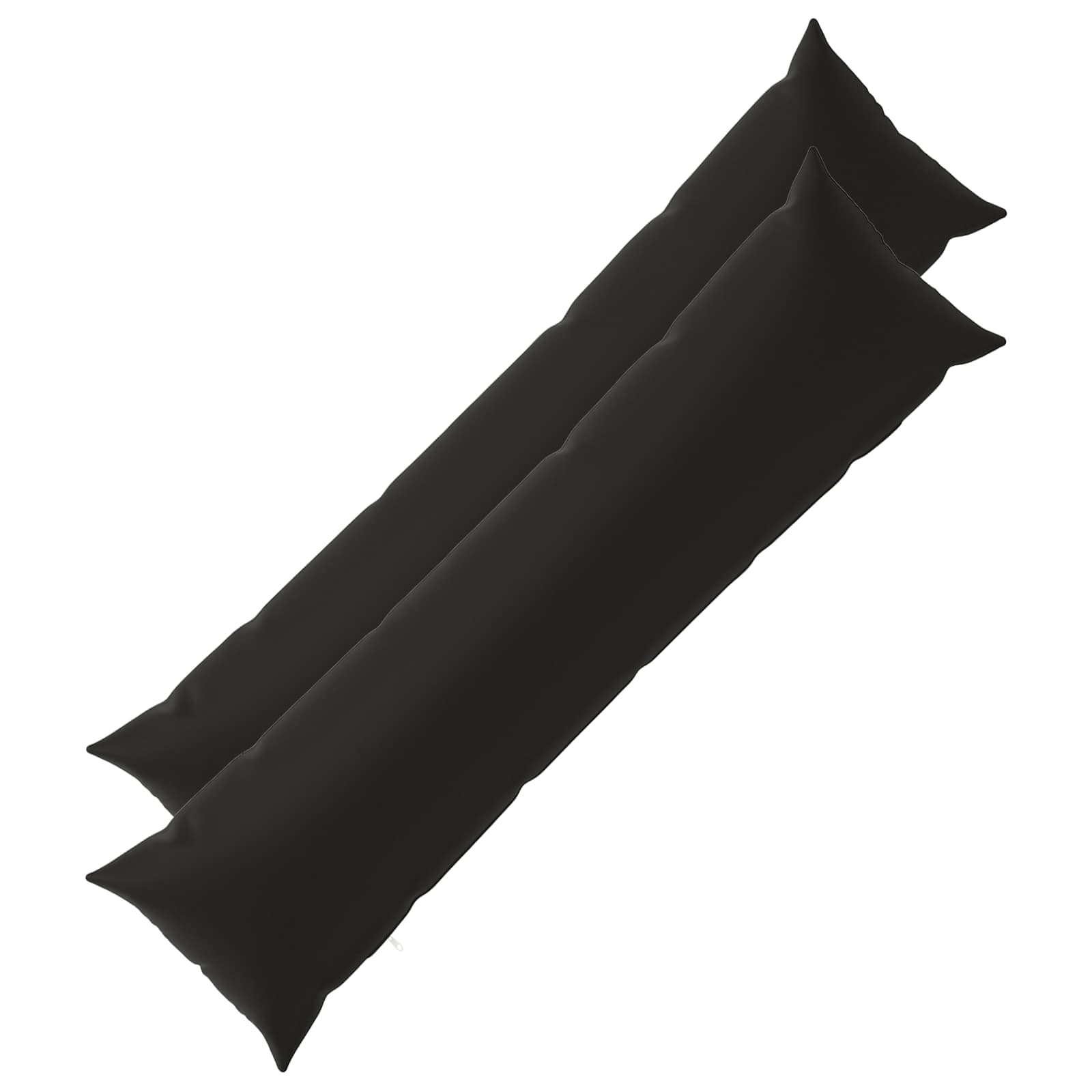 Kissenbezug 2 pcs HEERLEN Schwarz 40 x 145 cm Polyester