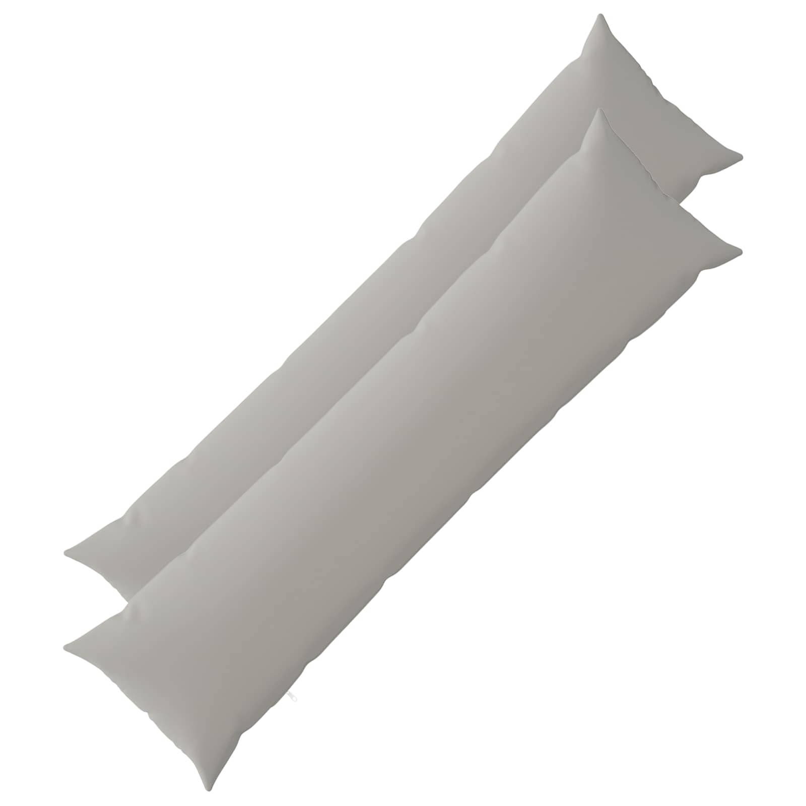 Kissenbezug 2 pcs HEERLEN Grau 40 x 145 cm Polyester