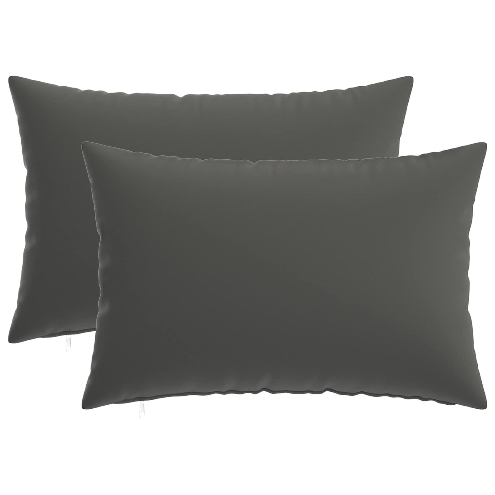 Kissenbezug 2 pcs HEERLEN Anthrazit 40 x 60 cm Polyester