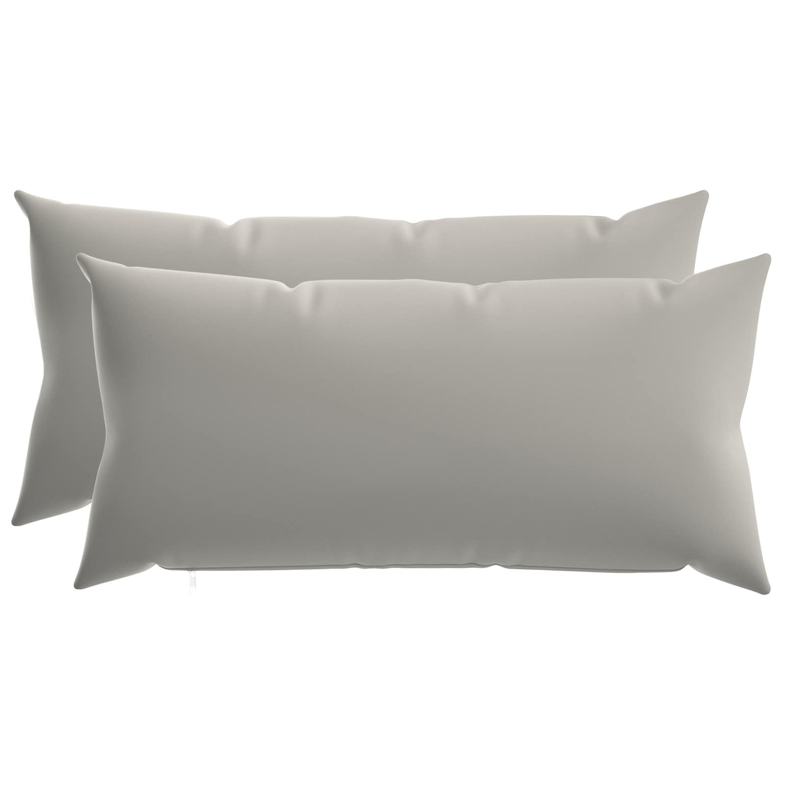 Kissenbezug 2 pcs HEERLEN Grau 40 x 70 cm Polyester