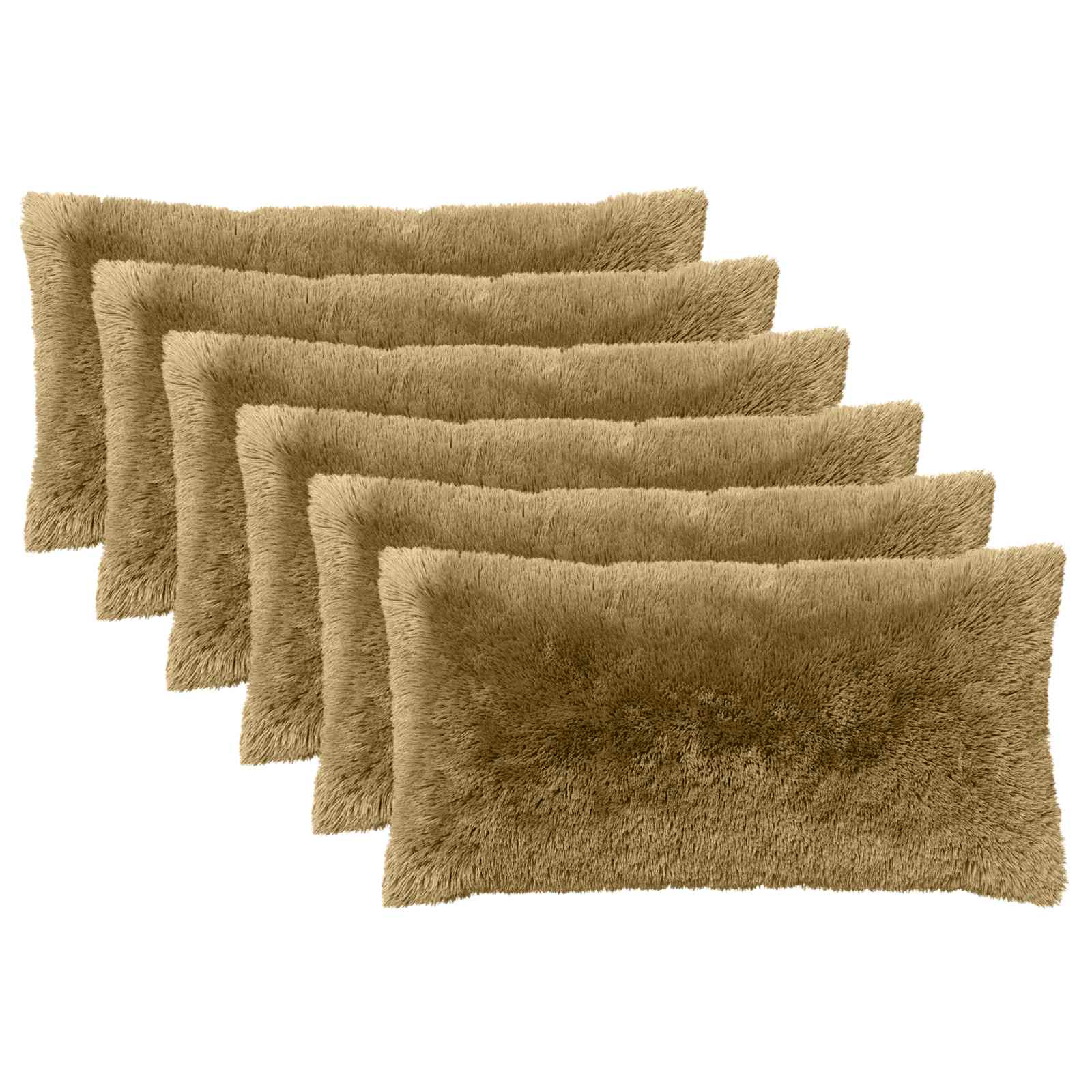 Kissenbezug 6 pcs HEERLEN Hellgrün 40 x 80 cm PV Fleece