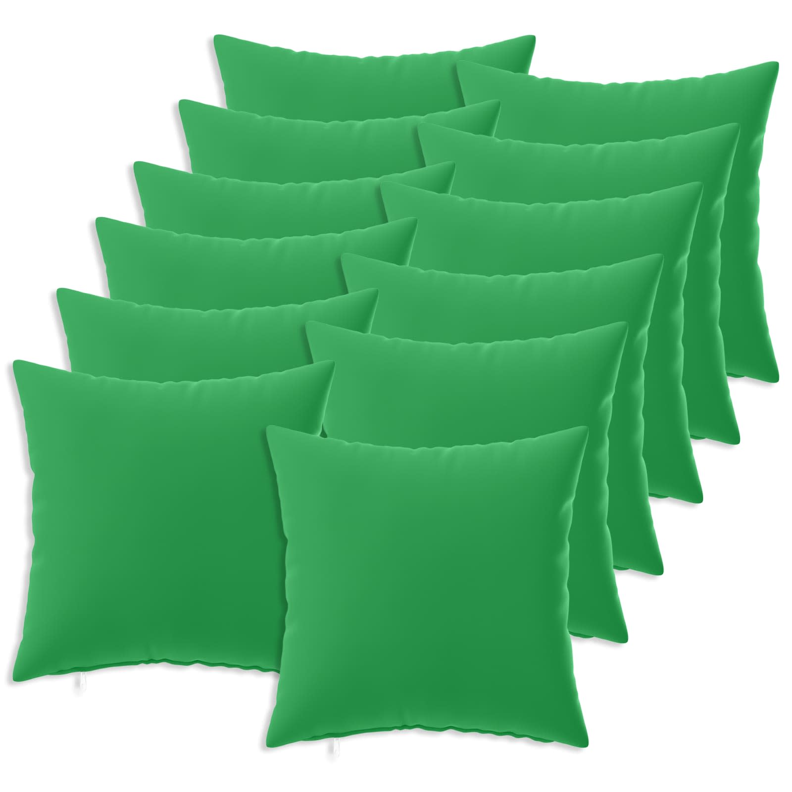Kissenbezug 12 pcs HEERLEN Grün 50 x 50 cm Polyester