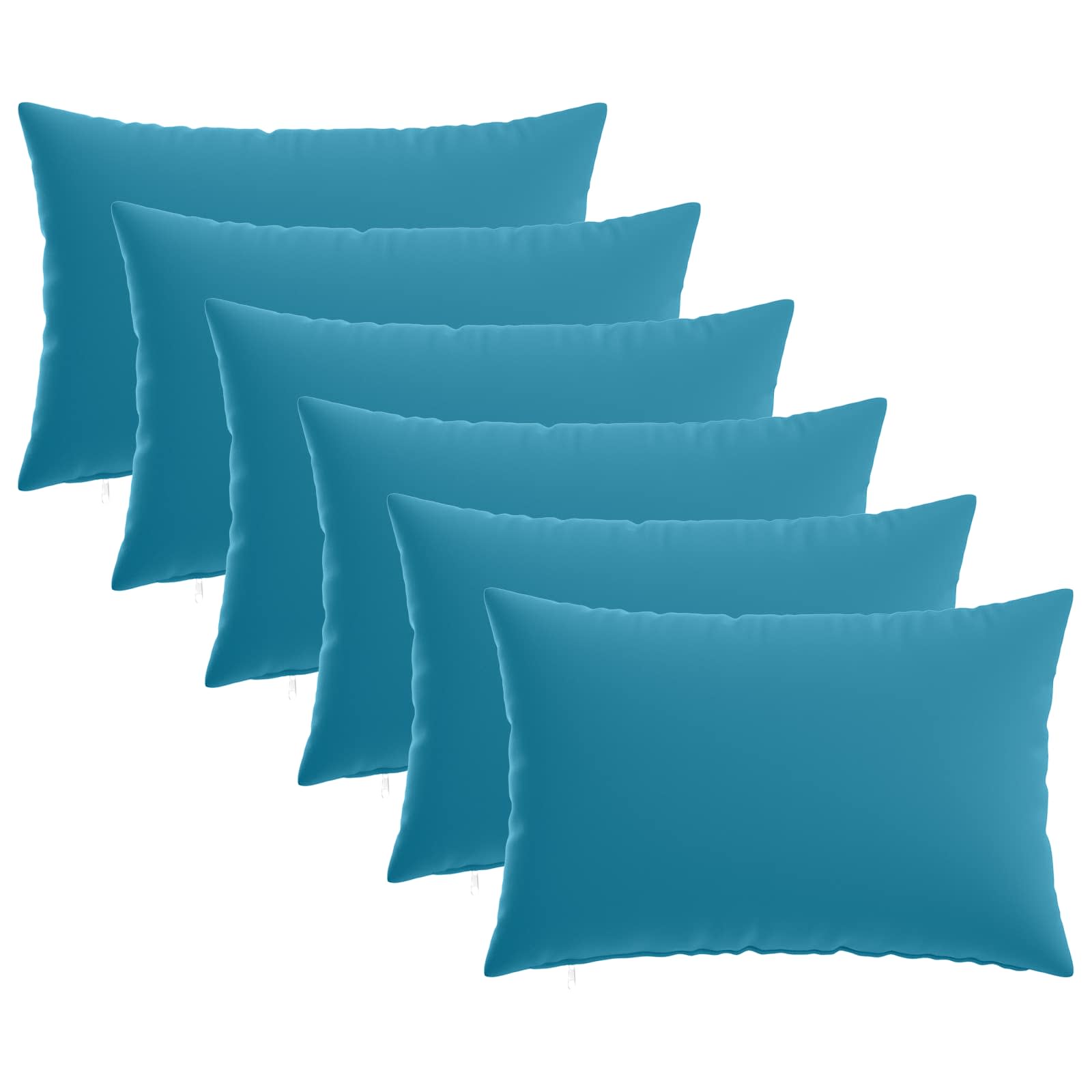 Kissenbezug 6 pcs HEERLEN Himmelblau 50 x 70 cm Polyester