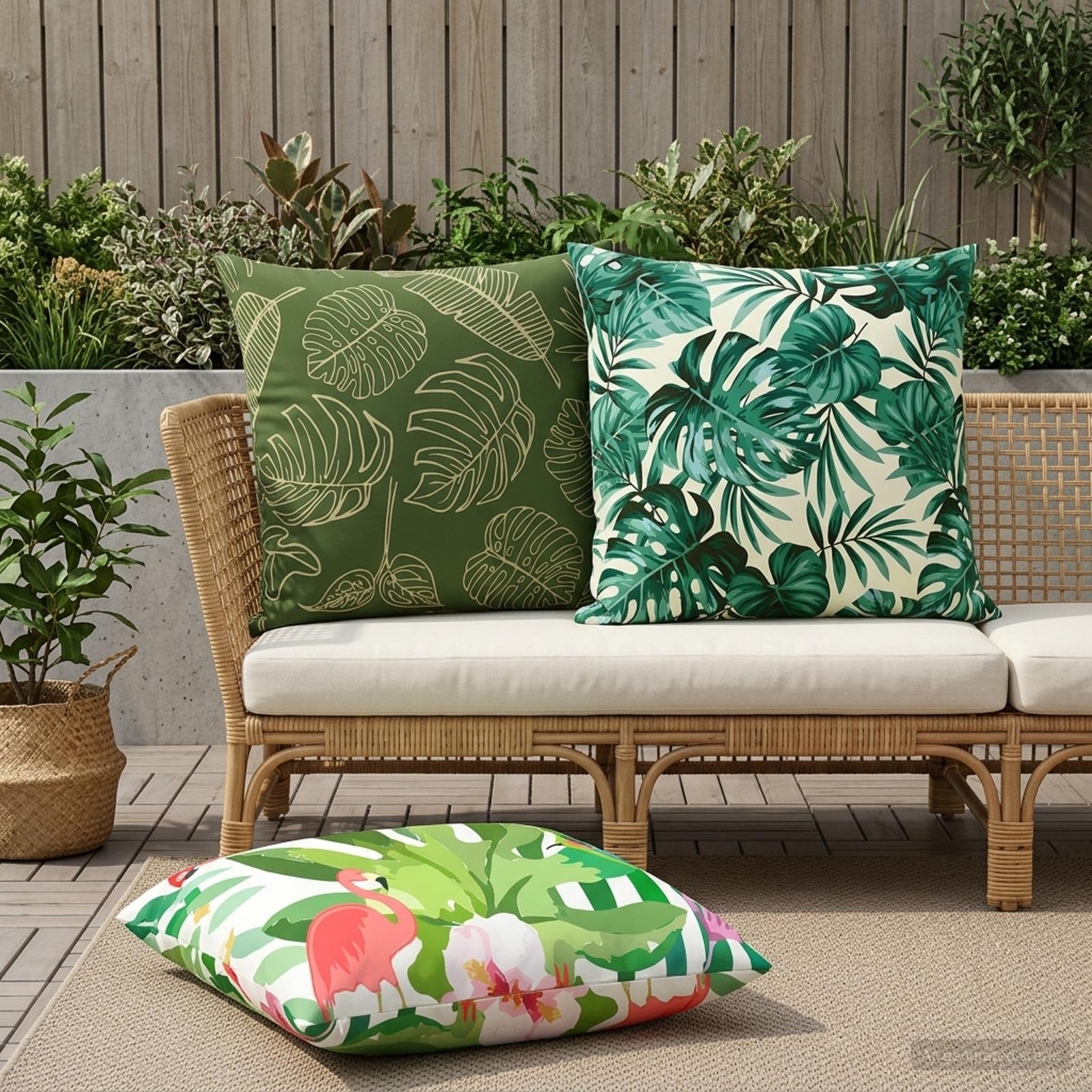 Kissenbezug 6 pcs HEERLEN Mehrfarbig 80 x 80 cm Polyester