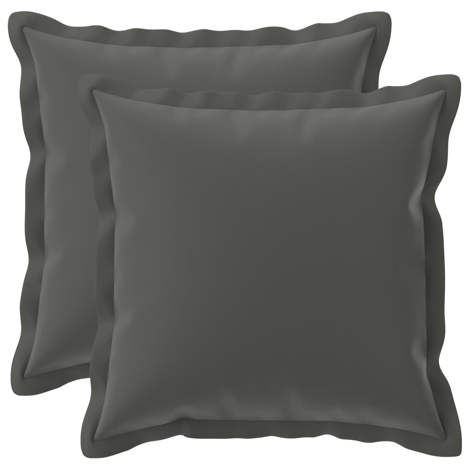 Kissenbezug 2 stk. HOUTEN Anthrazit 30 x 30 cm Polyester