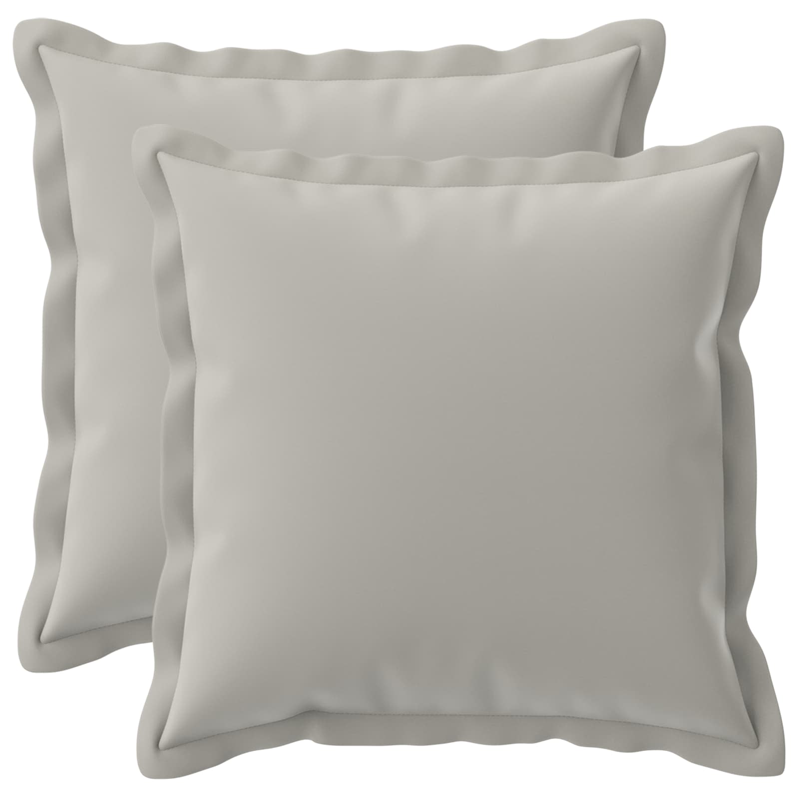 Kissenbezug 2 stk. HOUTEN Grau 30 x 30 cm Polyester