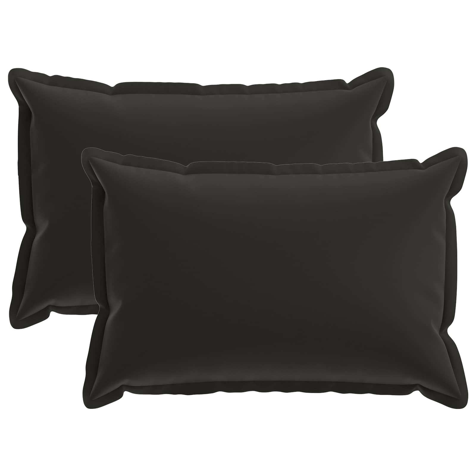 Kissenbezug 2 stk. HOUTEN Schwarz 30 x 50 cm Polyester