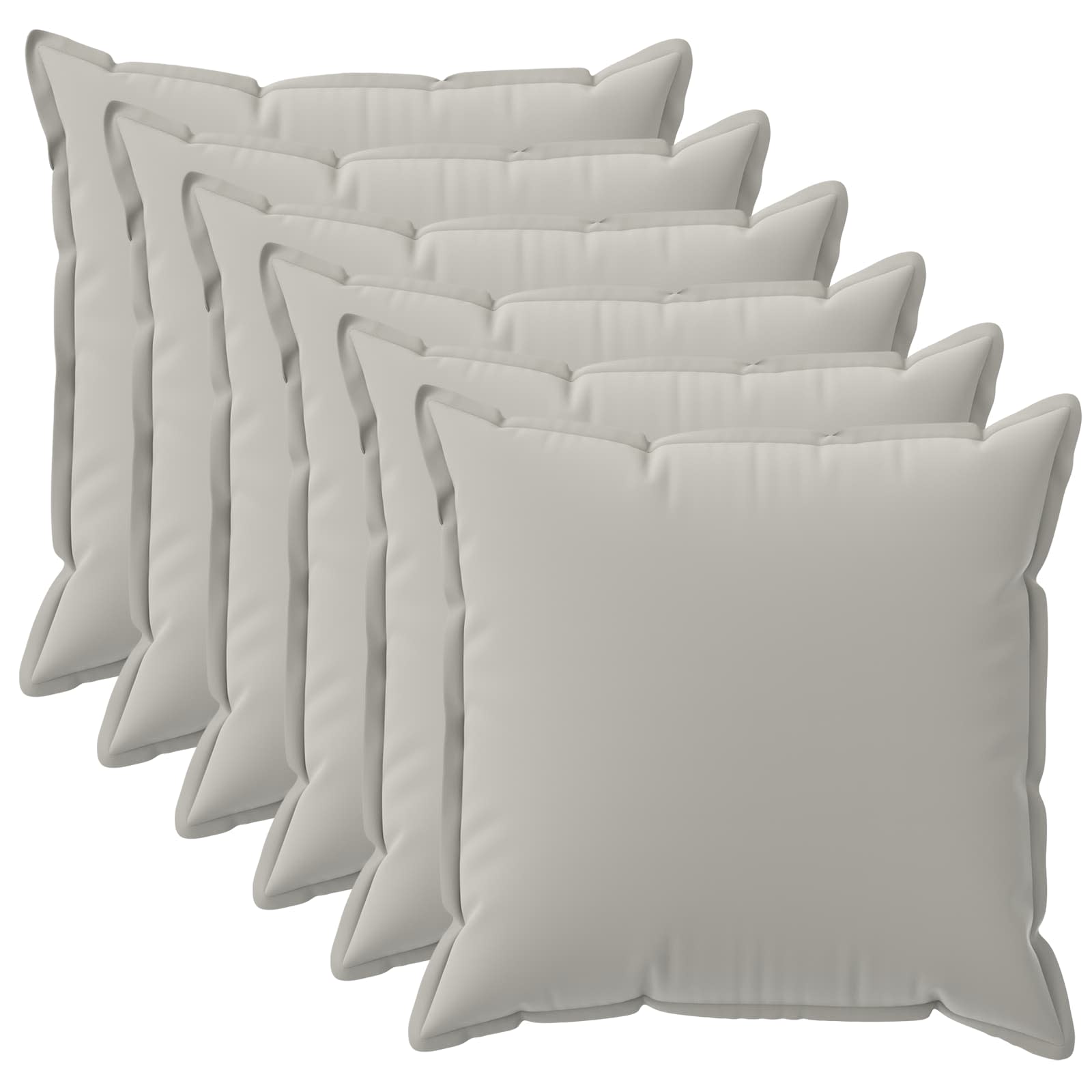 Kissenbezug 6 stk. HOUTEN Grau 35 x 35 cm Polyester