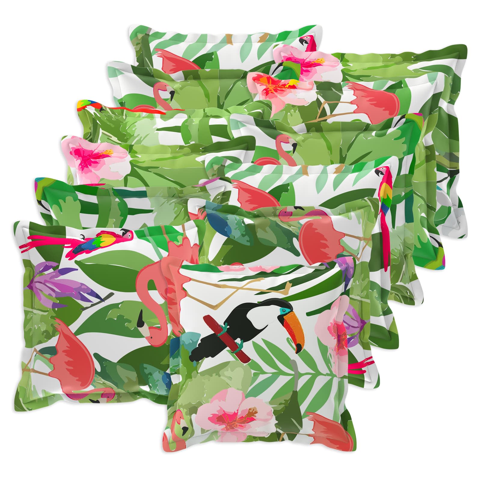 Kissenbezug 12 stk. HOUTEN Mehrfarbig 40 x 40 cm Polyester