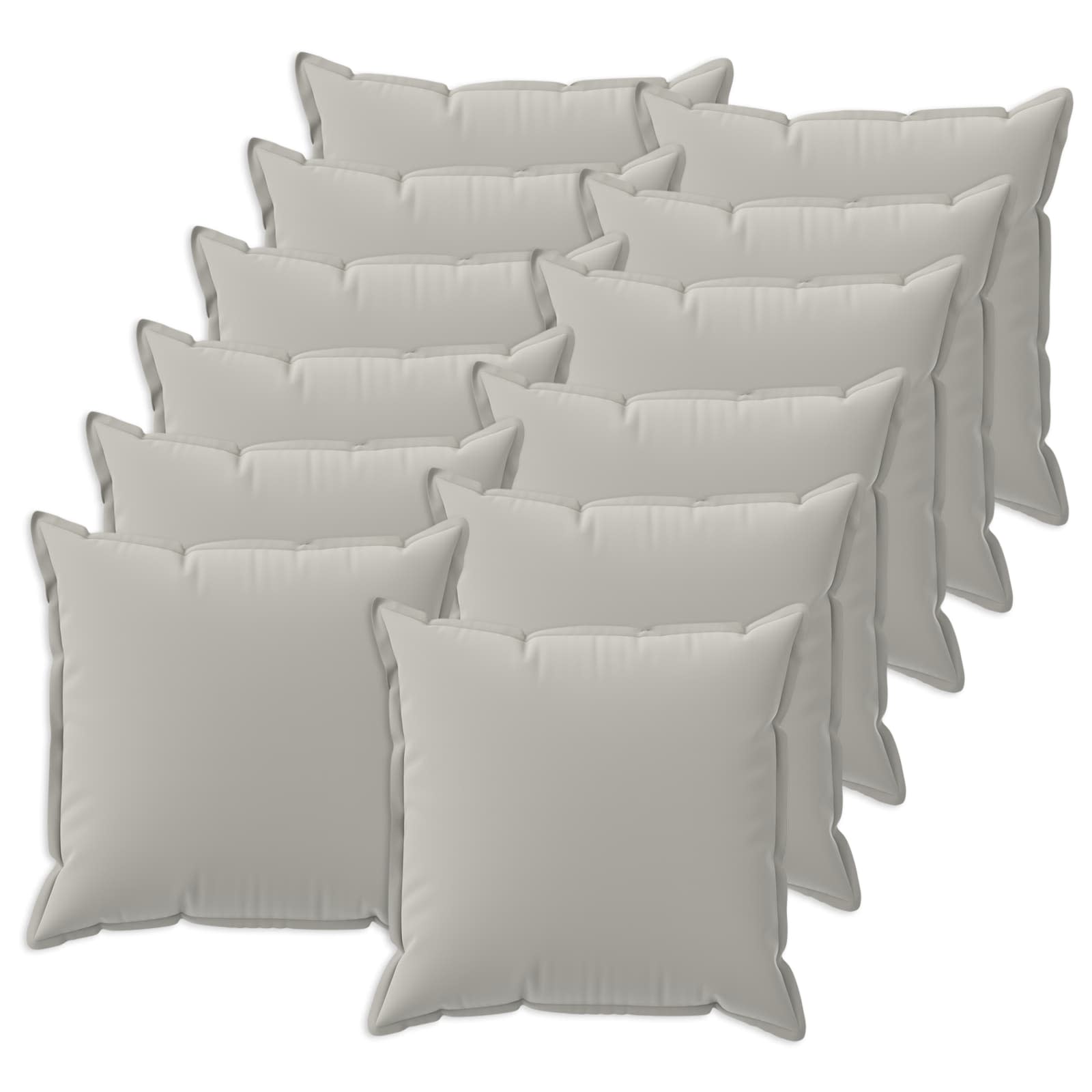 Kissenbezug 12 stk. HOUTEN Grau 40 x 40 cm Polyester