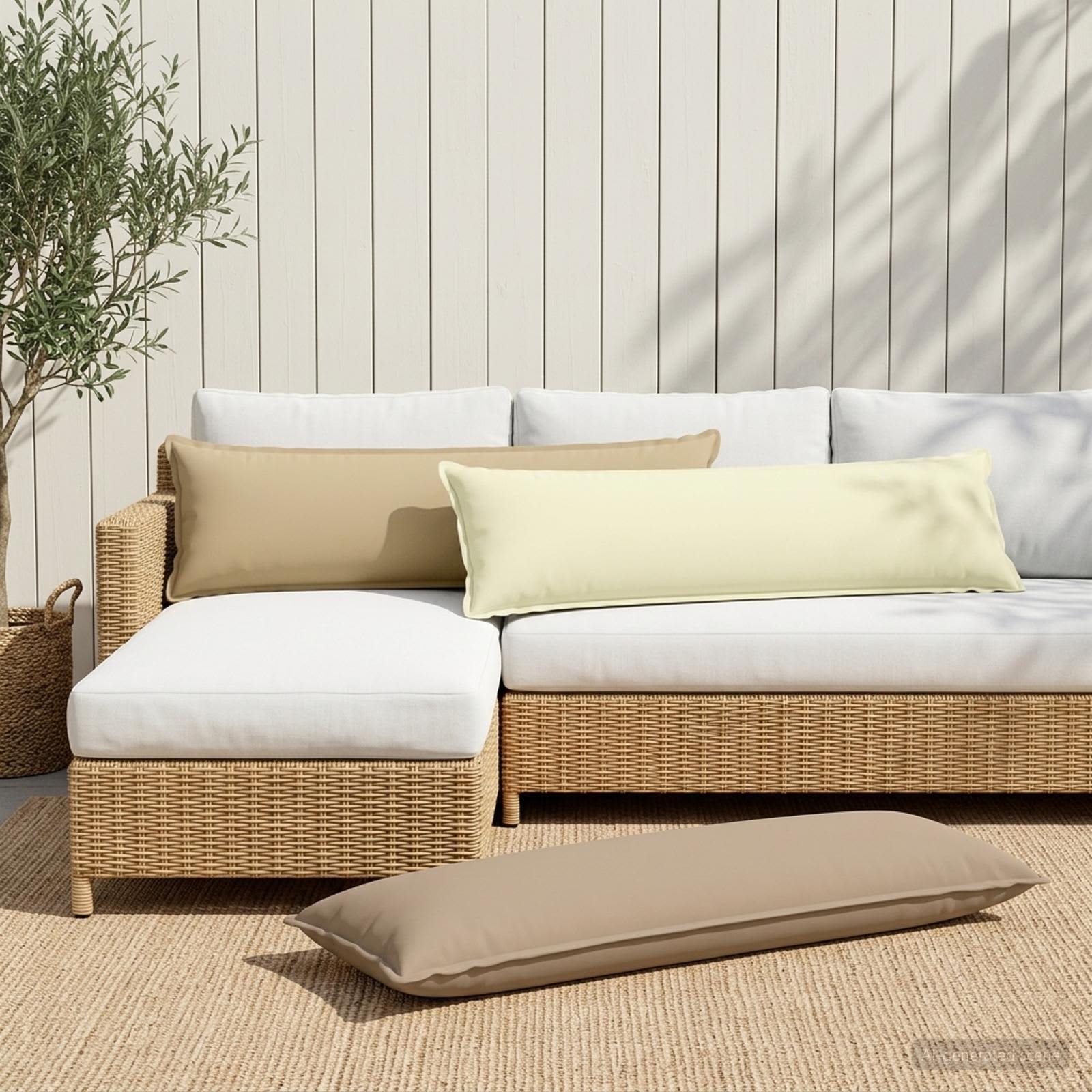 Kissenbezug HOUTEN Taupe 40 x 145 cm Polyester
