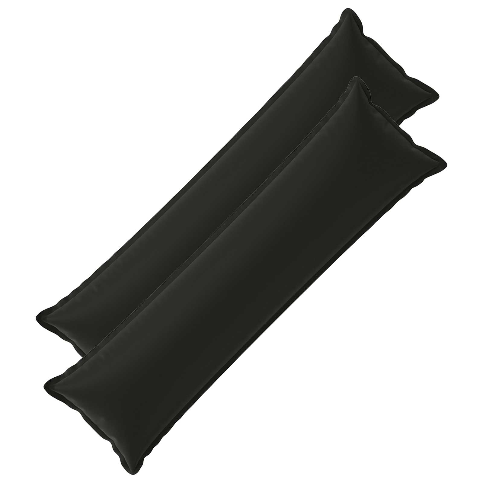 Kissenbezug 2 stk. HOUTEN Schwarz 40 x 145 cm Polyester