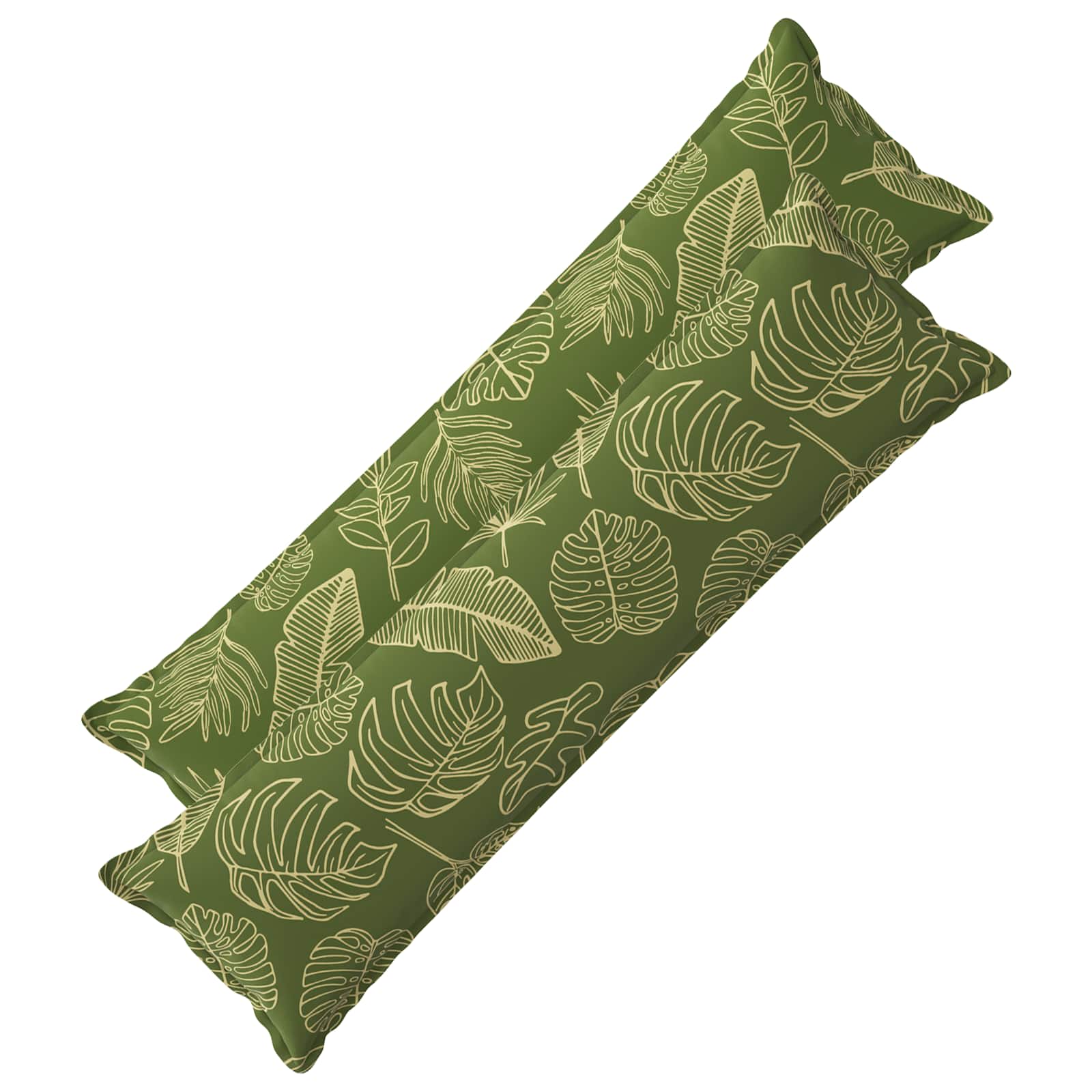 Kissenbezug 2 stk. HOUTEN Blattdesign 40 x 145 cm Polyester