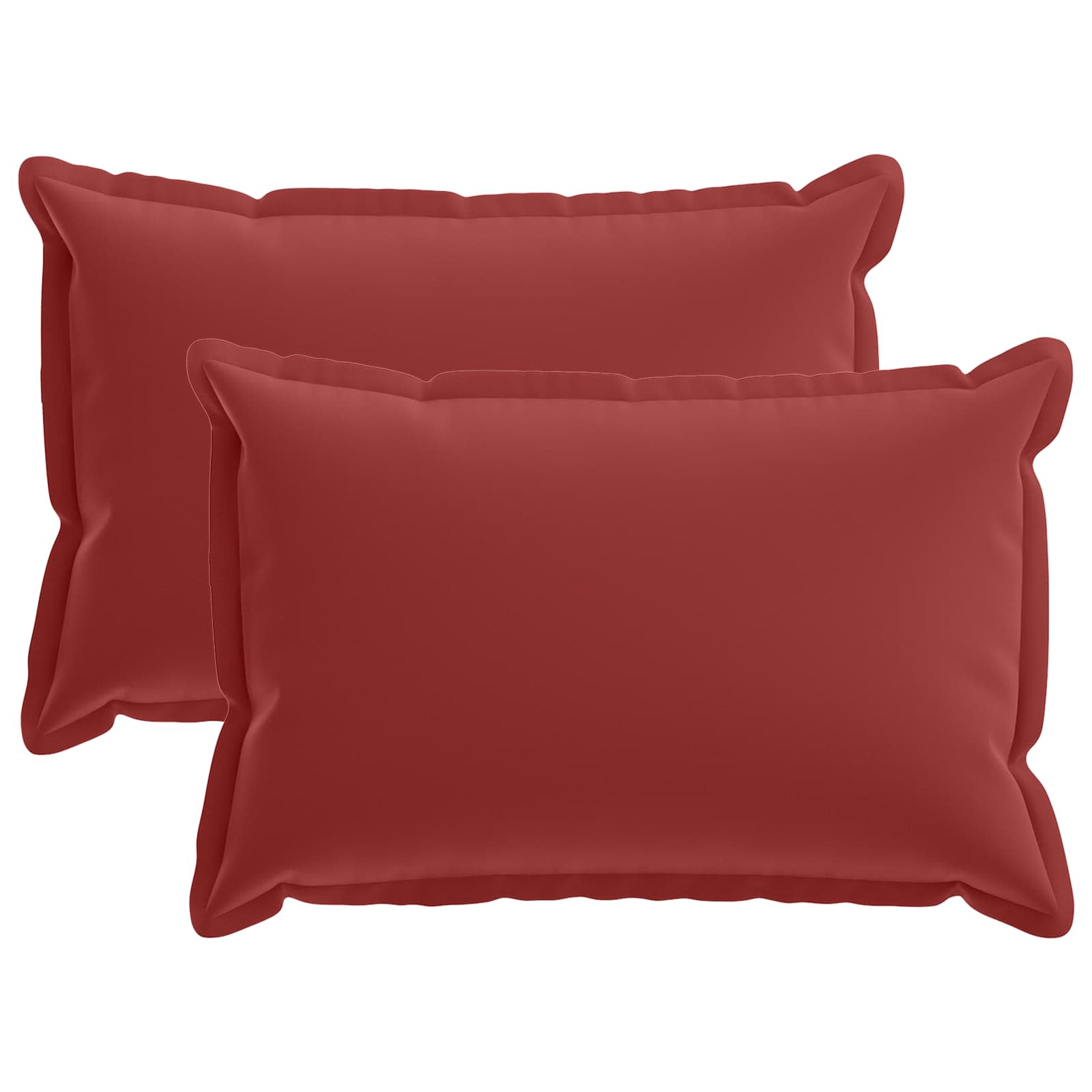 Kissenbezug 2 stk. HOUTEN Weinrot 40 x 60 cm Polyester