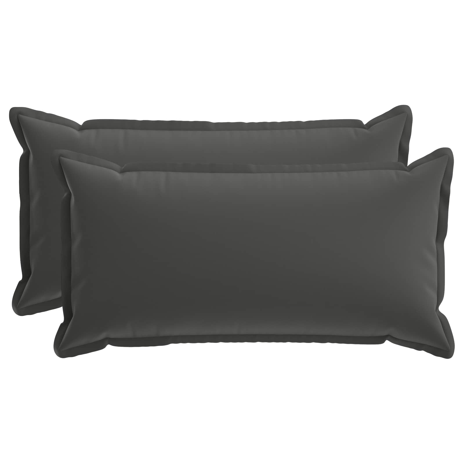 Kissenbezug 2 stk. HOUTEN Anthrazit 40 x 70 cm Polyester