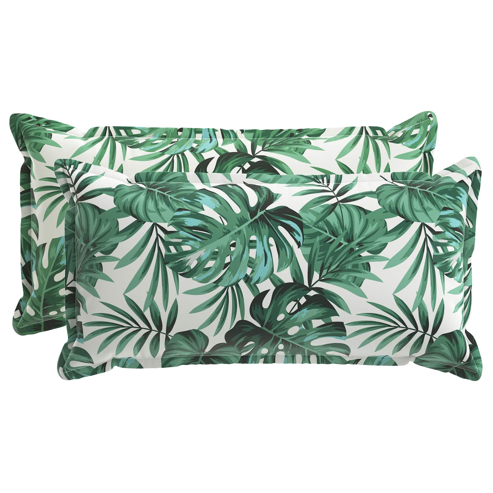 Kissenbezug 2 stk. HOUTEN Blattmuster 40 x 70 cm Polyester