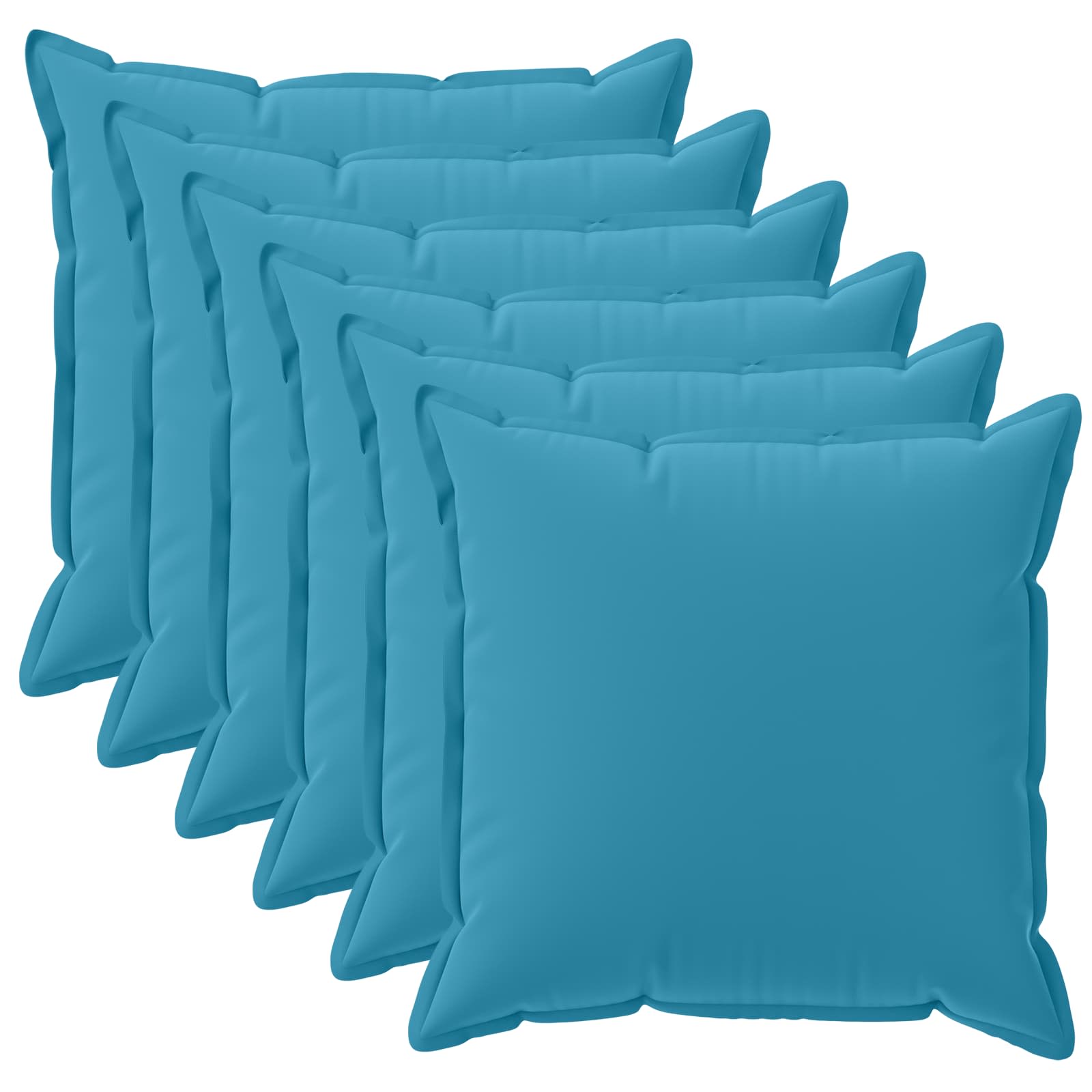 Kissenbezug 6 stk. HOUTEN Himmelblau 45 x 45 cm Polyester