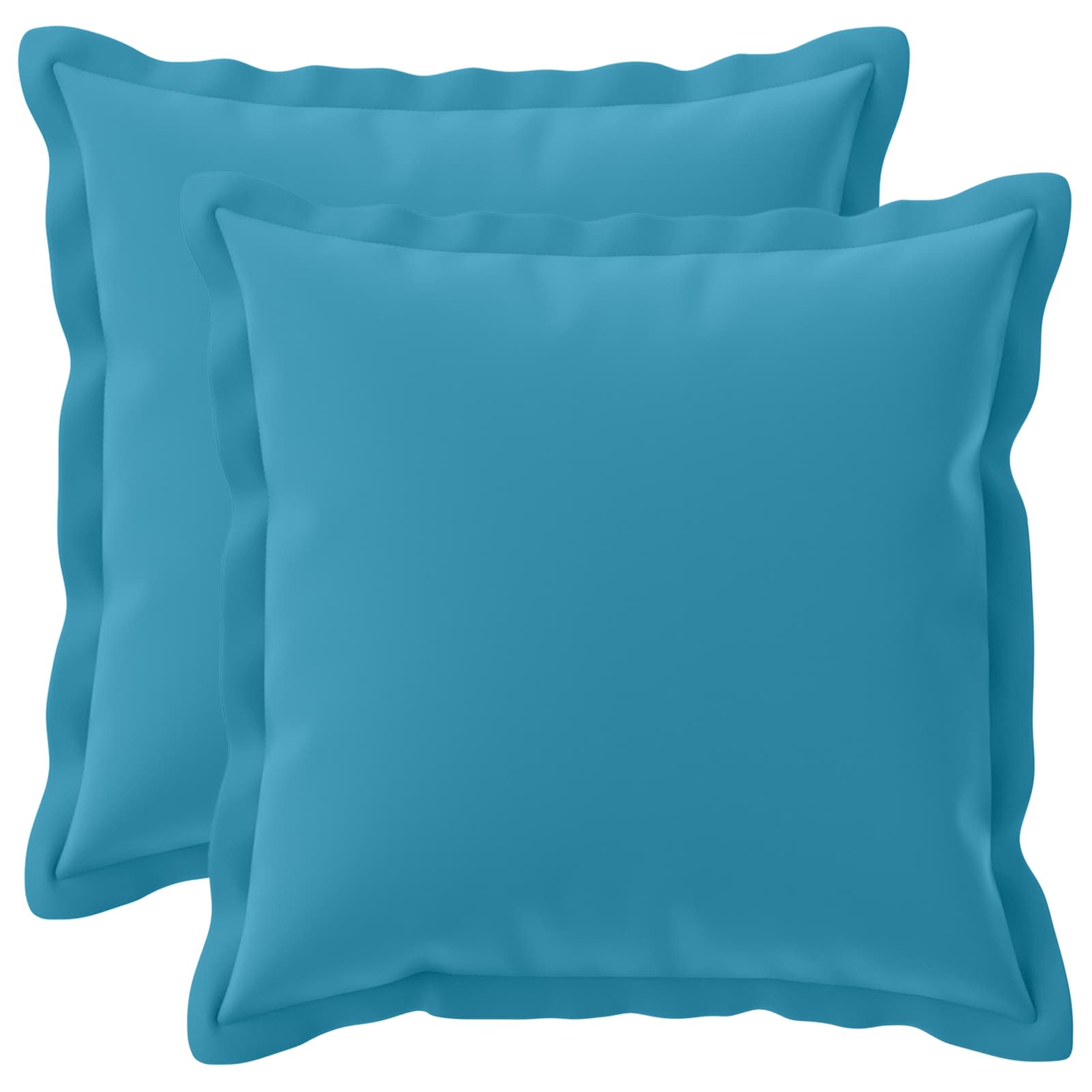 Kissenbezug 2 stk. HOUTEN Himmelblau 50 x 50 cm Polyester
