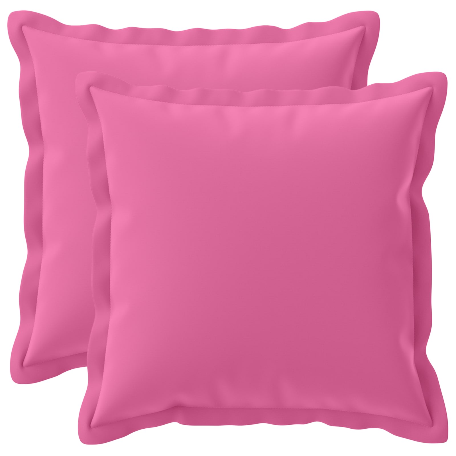 Kissenbezug 2 stk. HOUTEN Rosa 50 x 50 cm Polyester