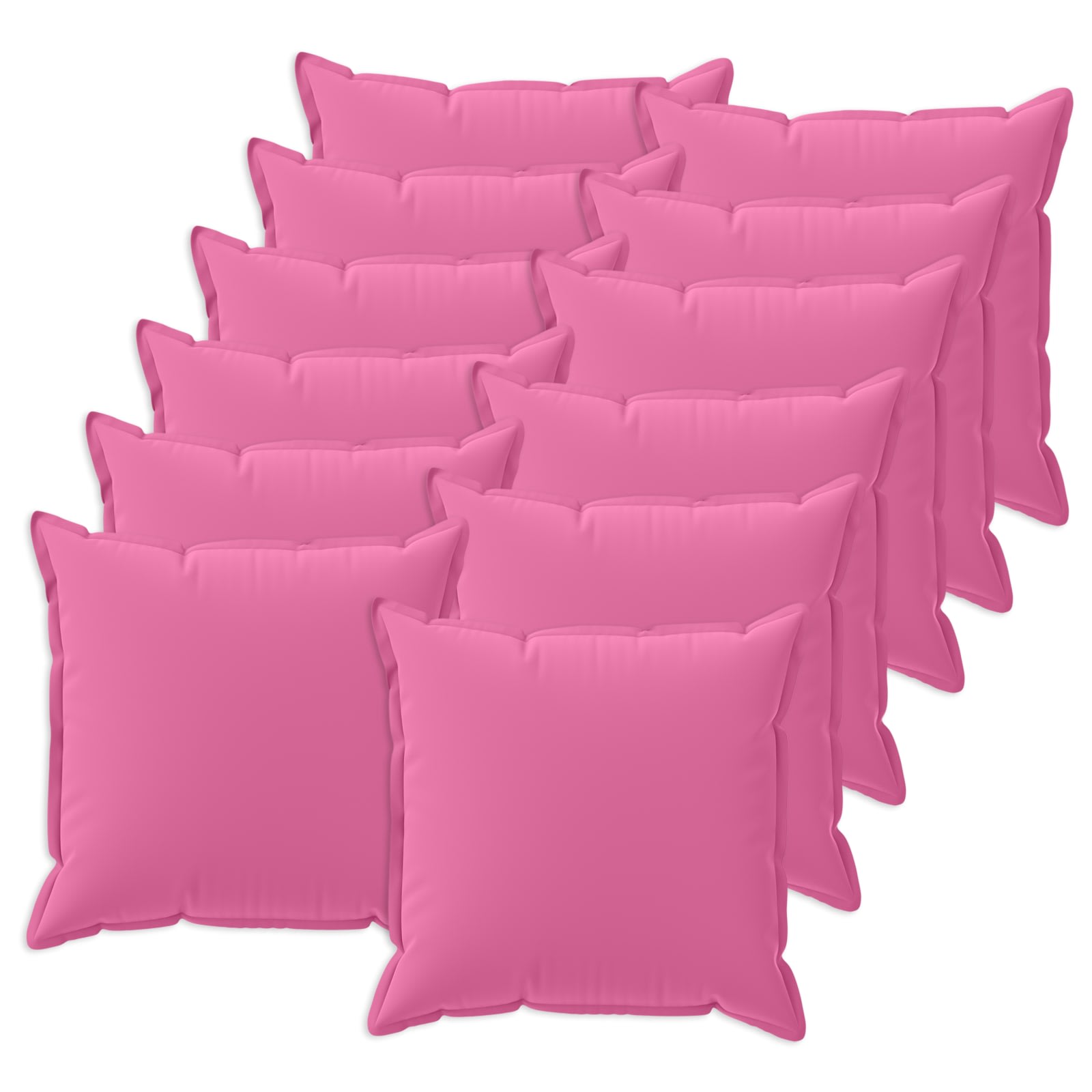 Kissenbezug 12 stk. HOUTEN Rosa 50 x 50 cm Polyester