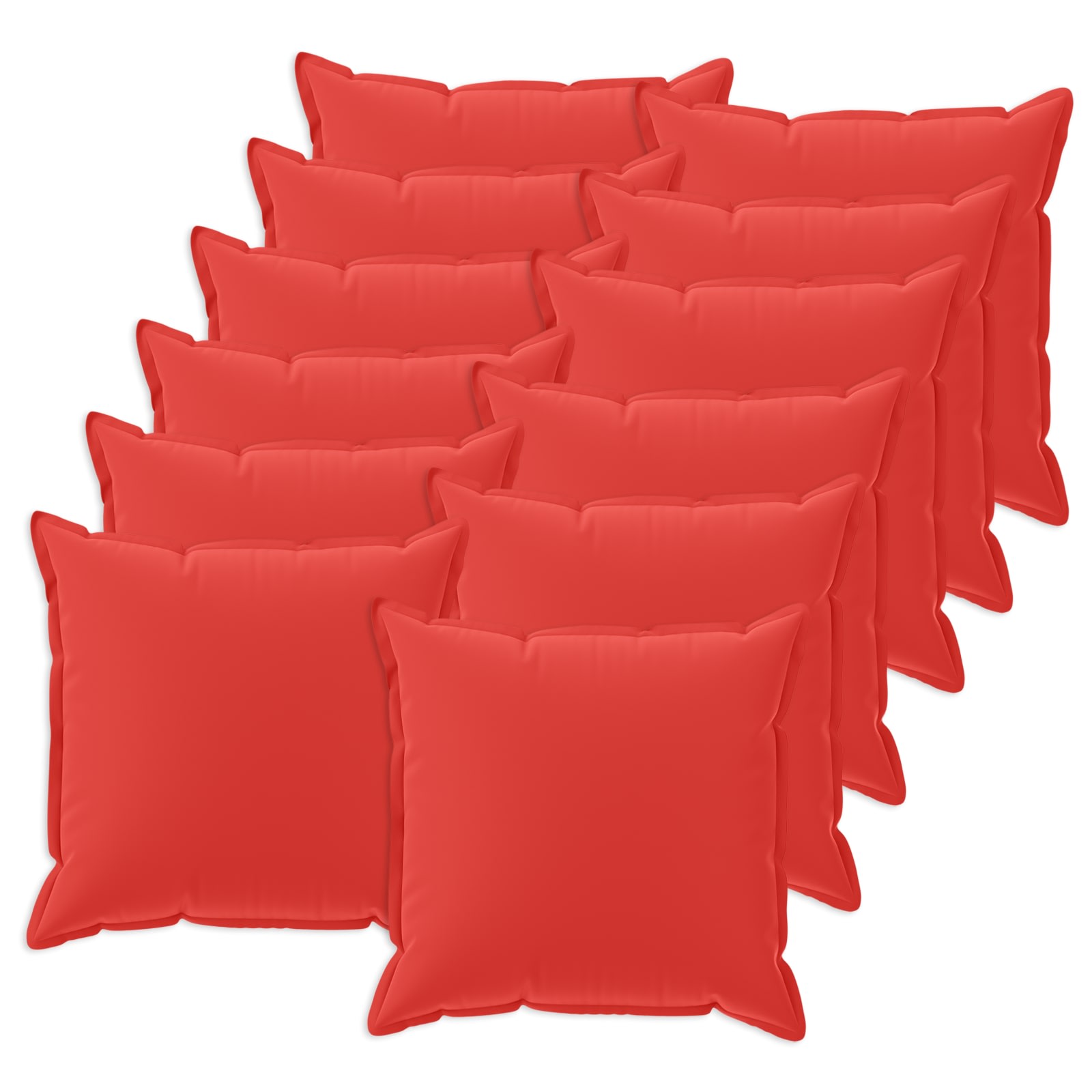 Kissenbezug 12 stk. HOUTEN Rot 50 x 50 cm Polyester