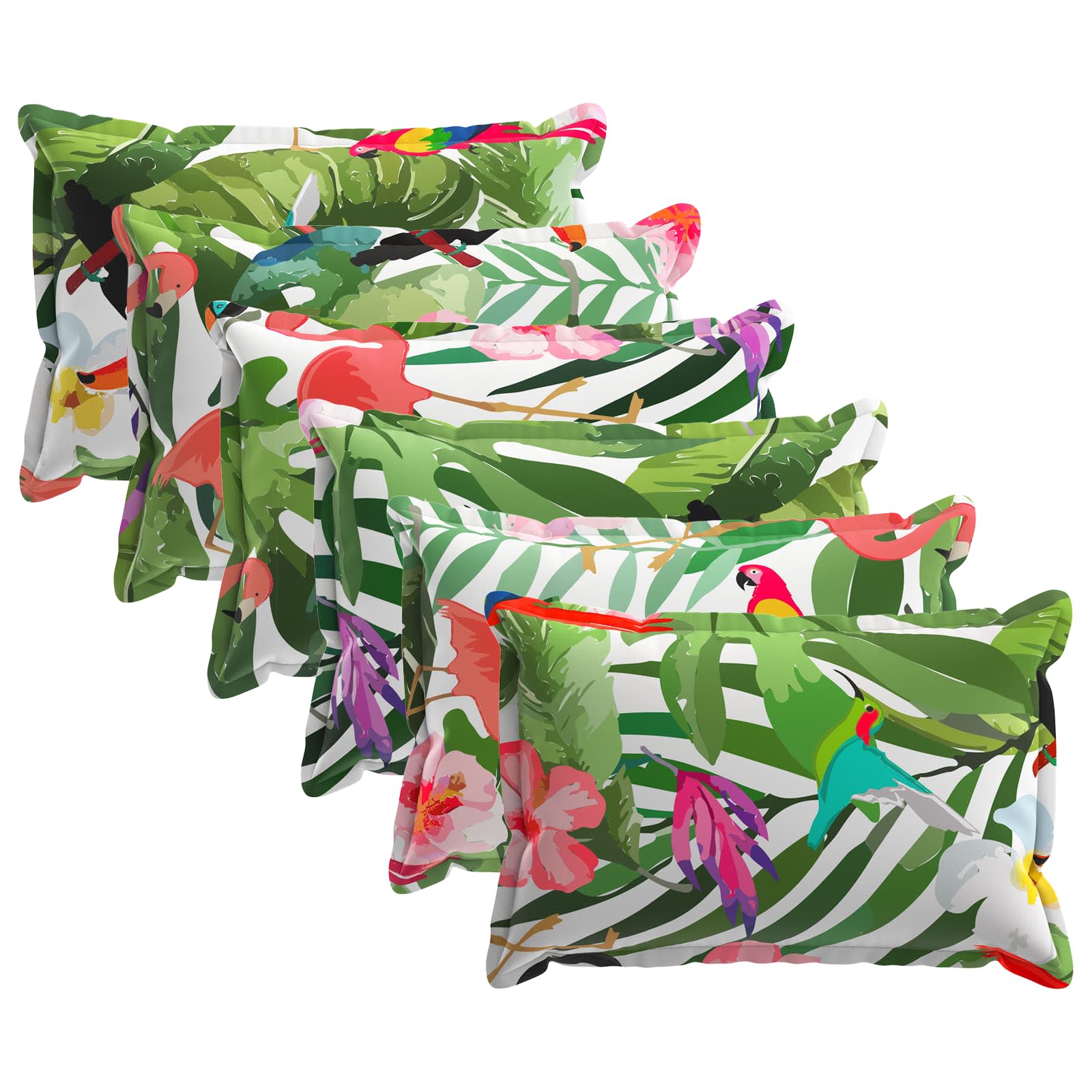 Kissenbezug 6 stk. HOUTEN Mehrfarbig 50 x 70 cm Polyester