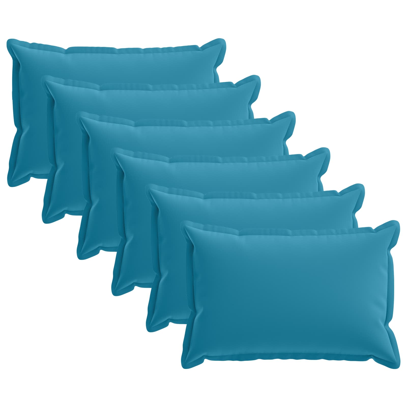 Kissenbezug 6 stk. HOUTEN Himmelblau 50 x 70 cm Polyester
