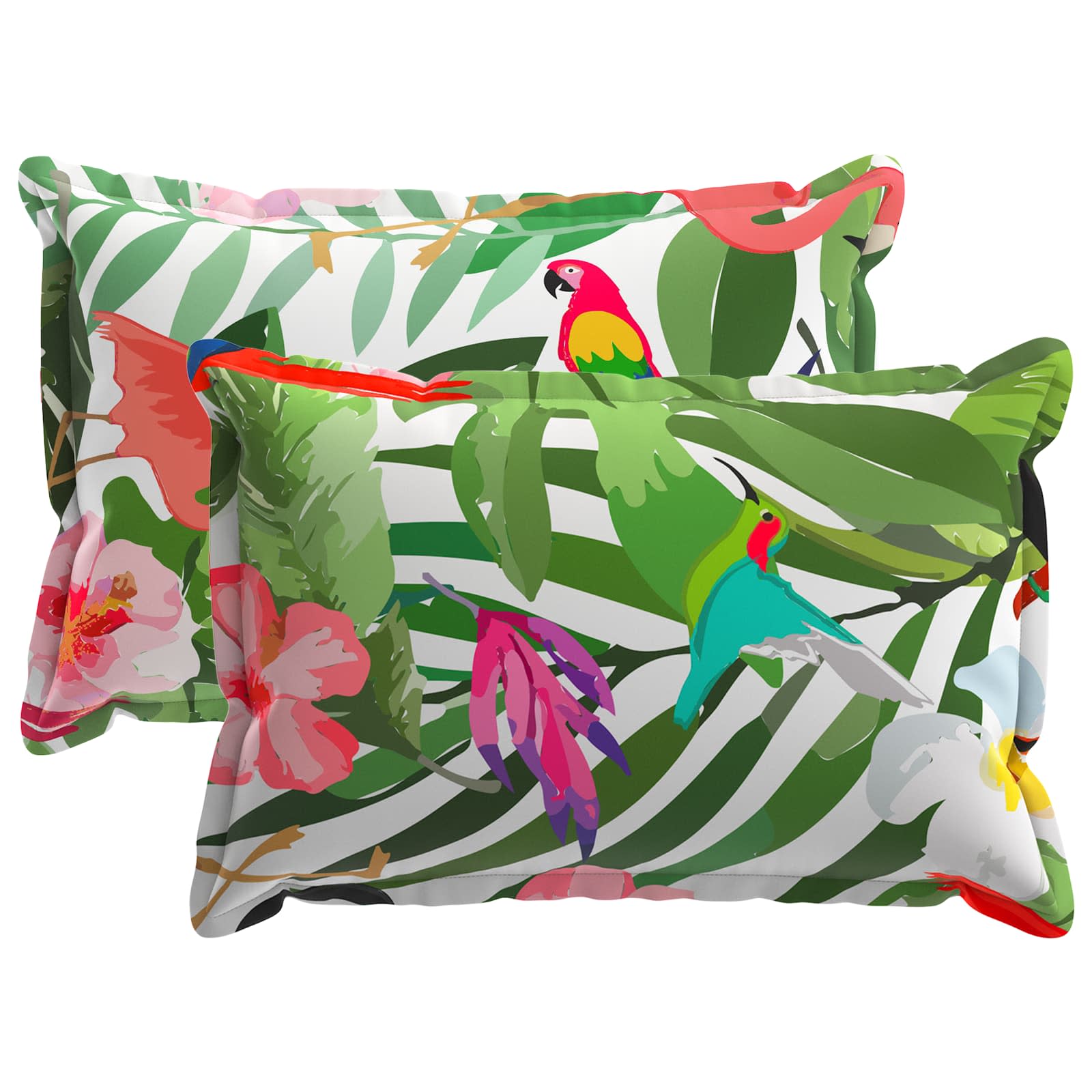 Kissenbezug 2 stk. HOUTEN Mehrfarbig 50 x 75 cm Polyester