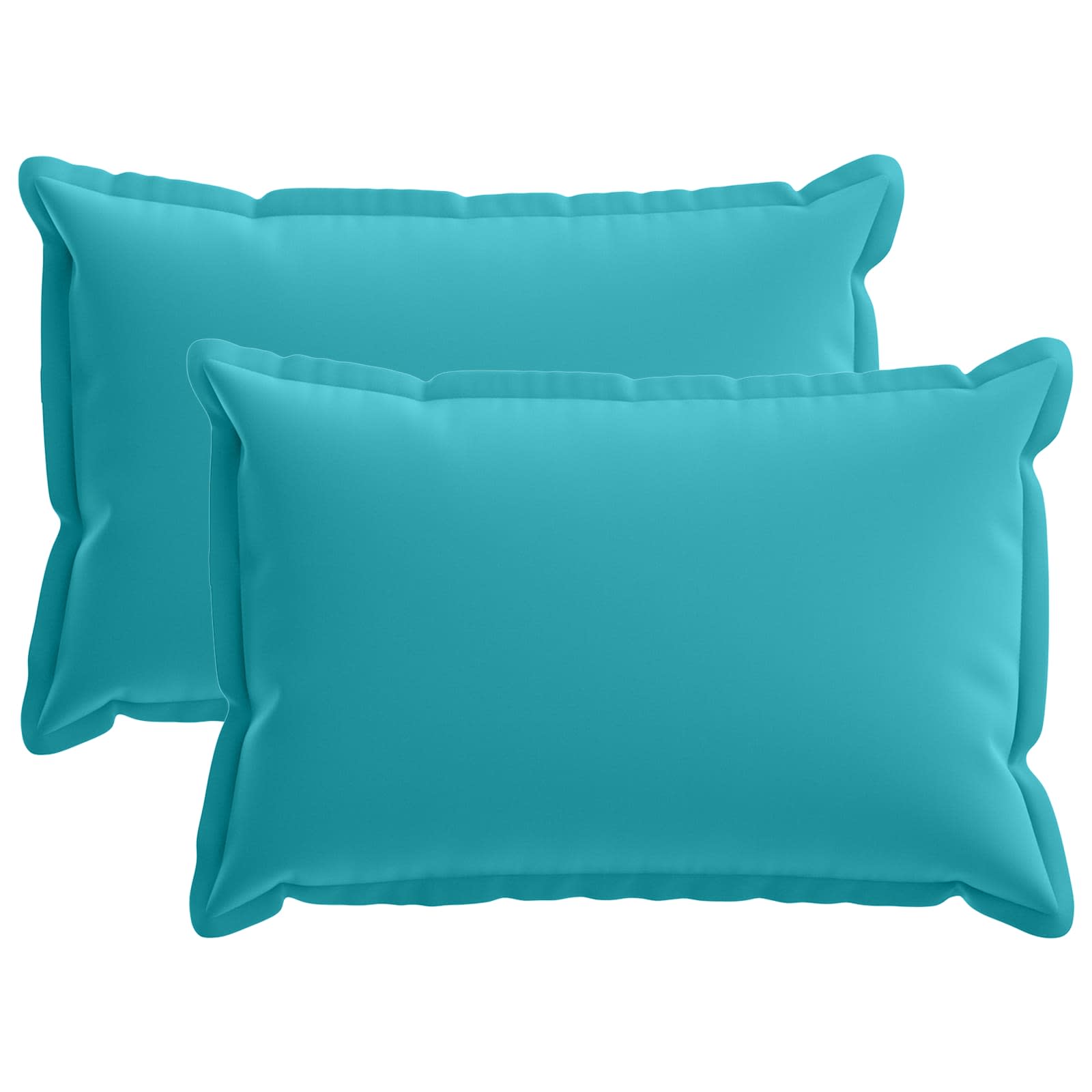 Kissenbezug 2 stk. HOUTEN Türkis 50 x 80 cm Polyester