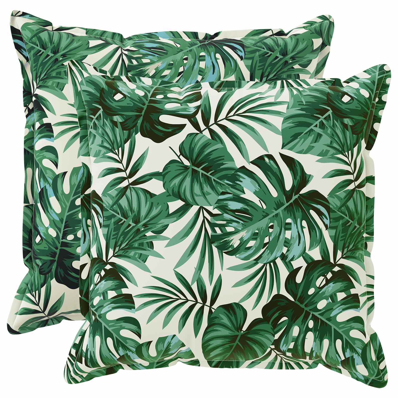 Kissenbezug 2 stk. HOUTEN Blattmuster 55 x 55 cm Polyester