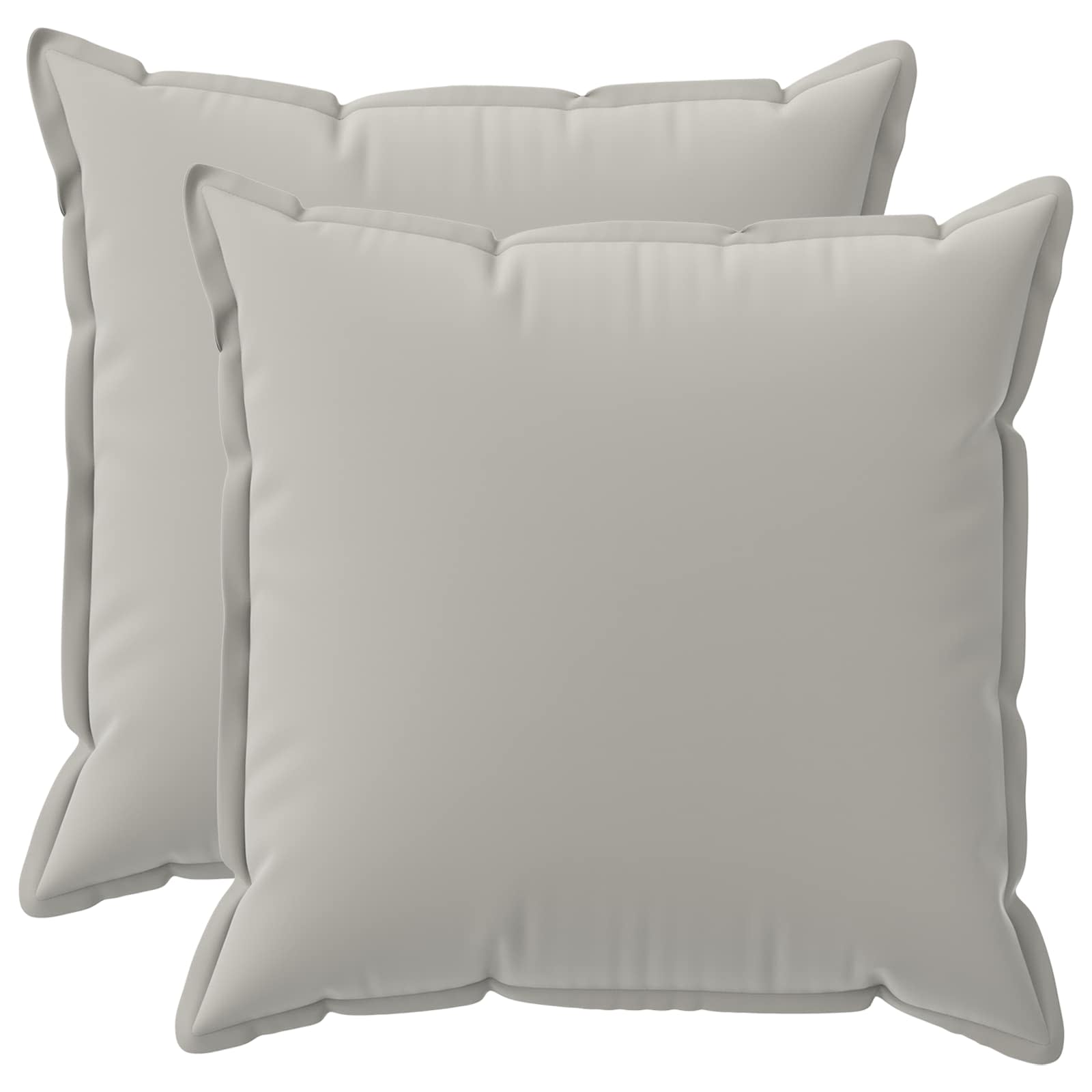 Kissenbezug 2 stk. HOUTEN Grau 60 x 60 cm Polyester