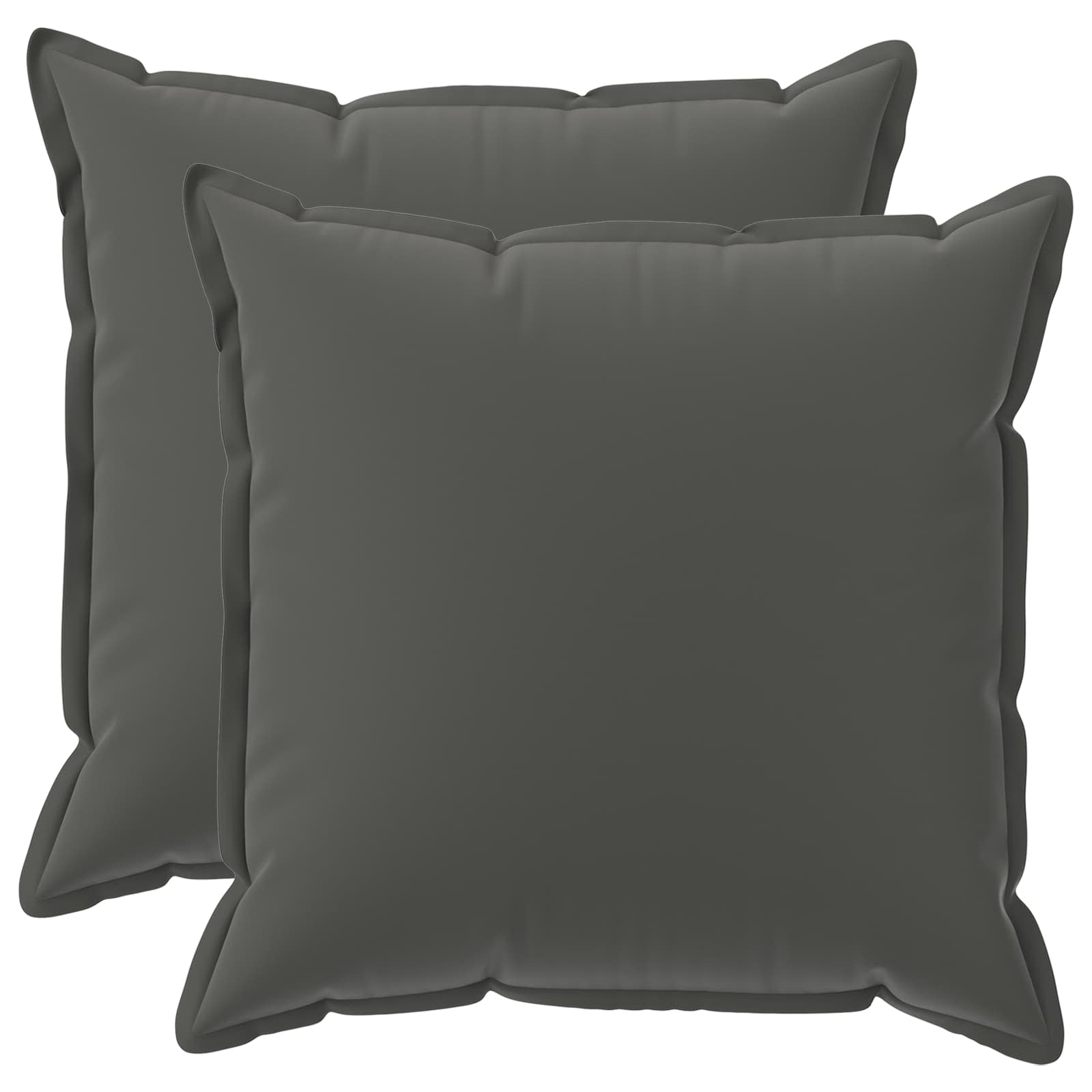 Kissenbezug 2 stk. HOUTEN Anthrazit 65 x 65 cm Polyester