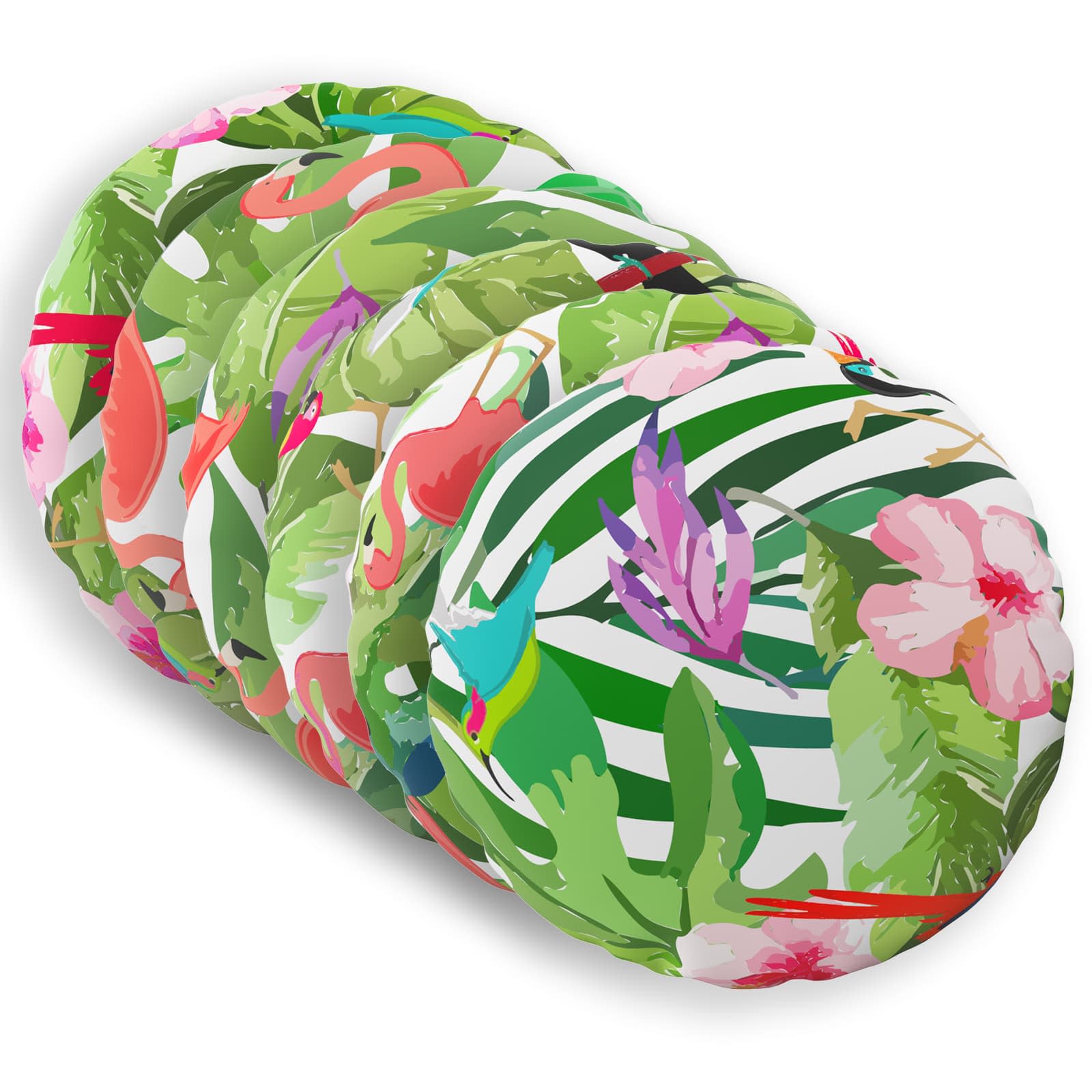 Kissenbezug 6 pcs HEERLEN Mehrfarbig Ø 60 cm Polyester