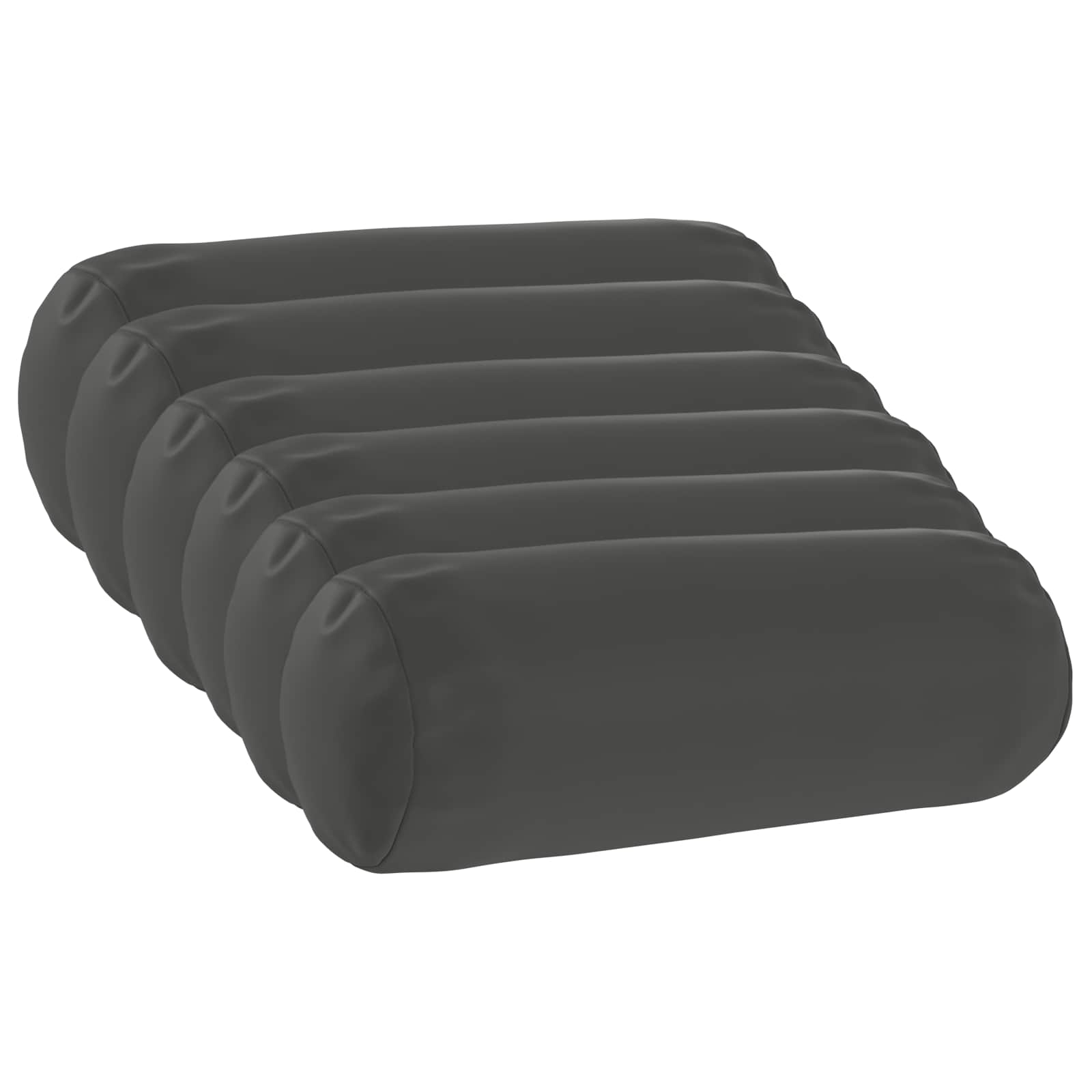 Kissenbezug 6 pcs HEERLEN Anthrazit Ø 15 x 40 cm Polyester