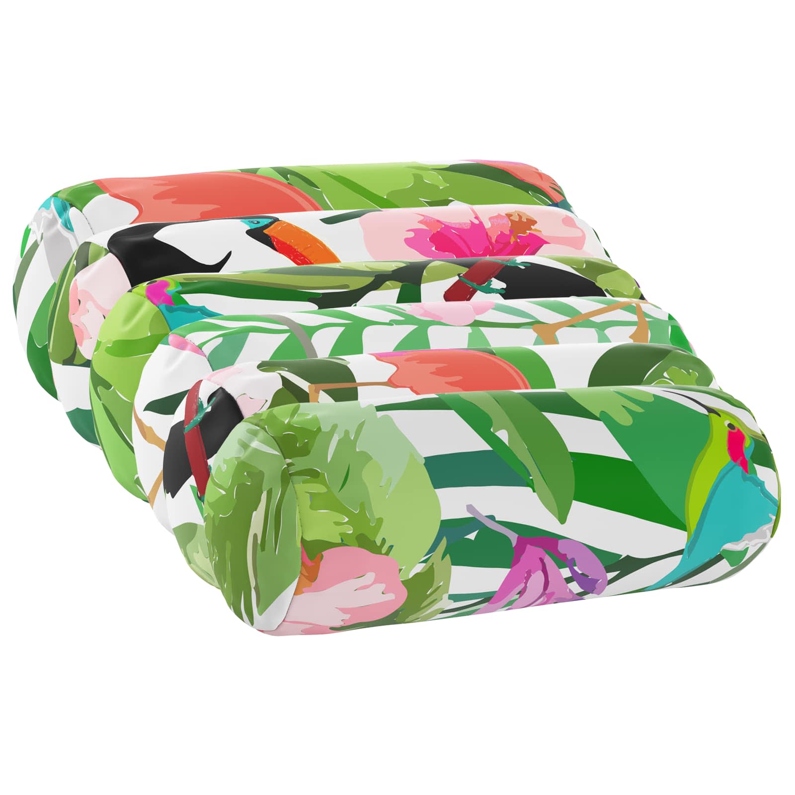 Kissenbezug 6 pcs HEERLEN Mehrfarbig Ø 15 x 40 cm Polyester