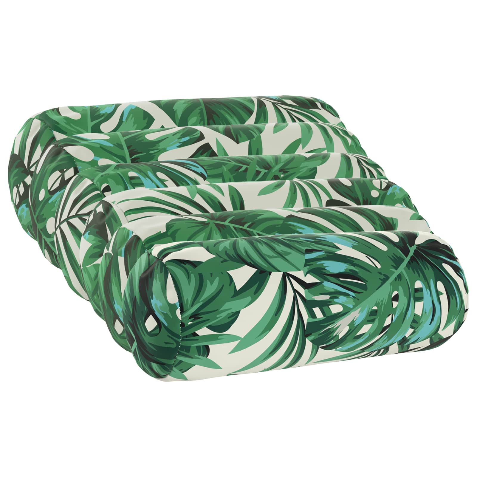 Kissenbezug 6 pcs HEERLEN Blattmuster Ø 15 x 40 cm Polyester