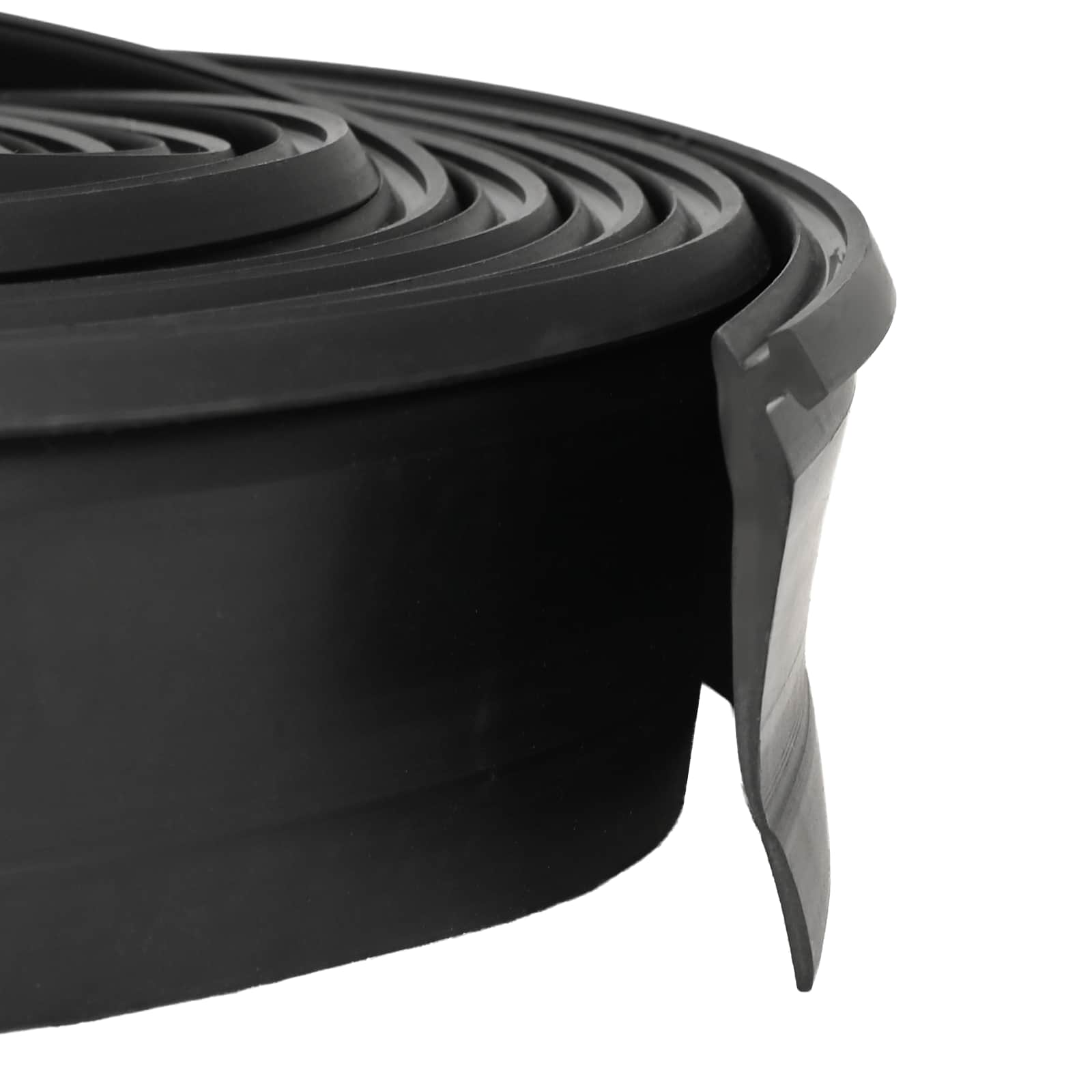 Garage Türdichtung Schwarz 52 x 2 mm 5,5 m PVC
