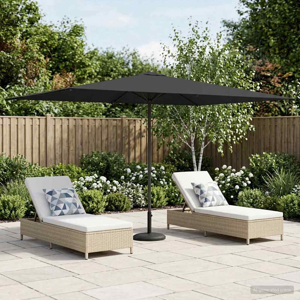 Gartensonnenschirm 200 x 300 cm Polyester Rechtwinklig