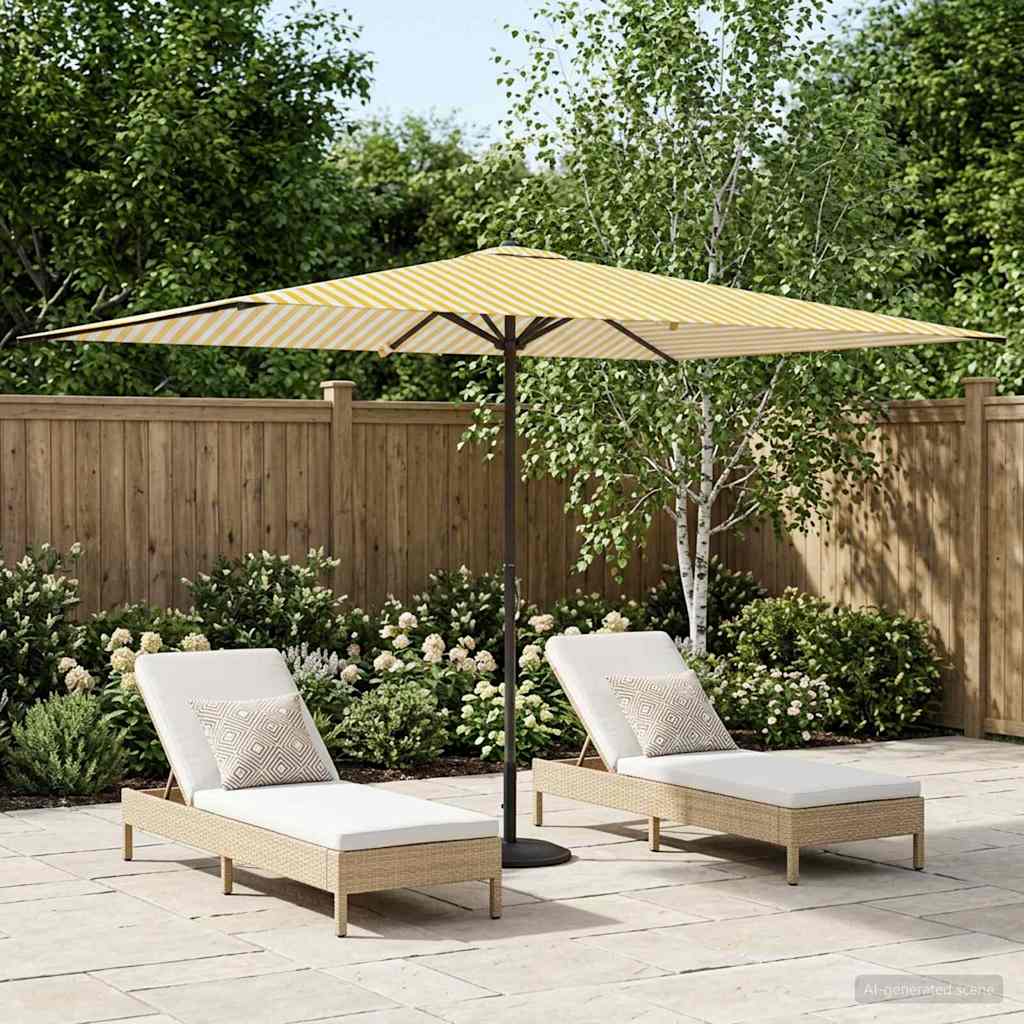 Gartensonnenschirm 200 x 300 cm Polyester Rechtwinklig