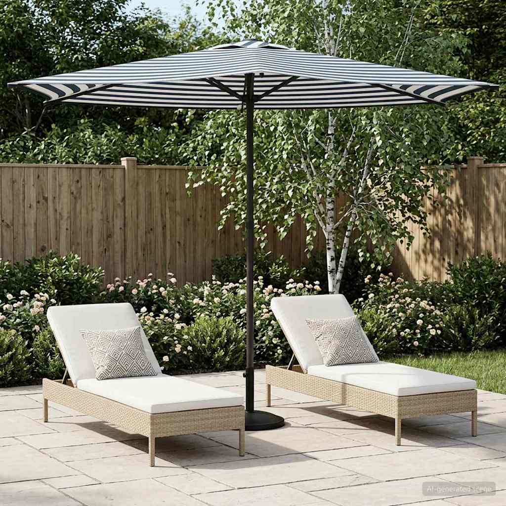 Gartensonnenschirm 270 x 270 cm Polyester Rechtwinklig